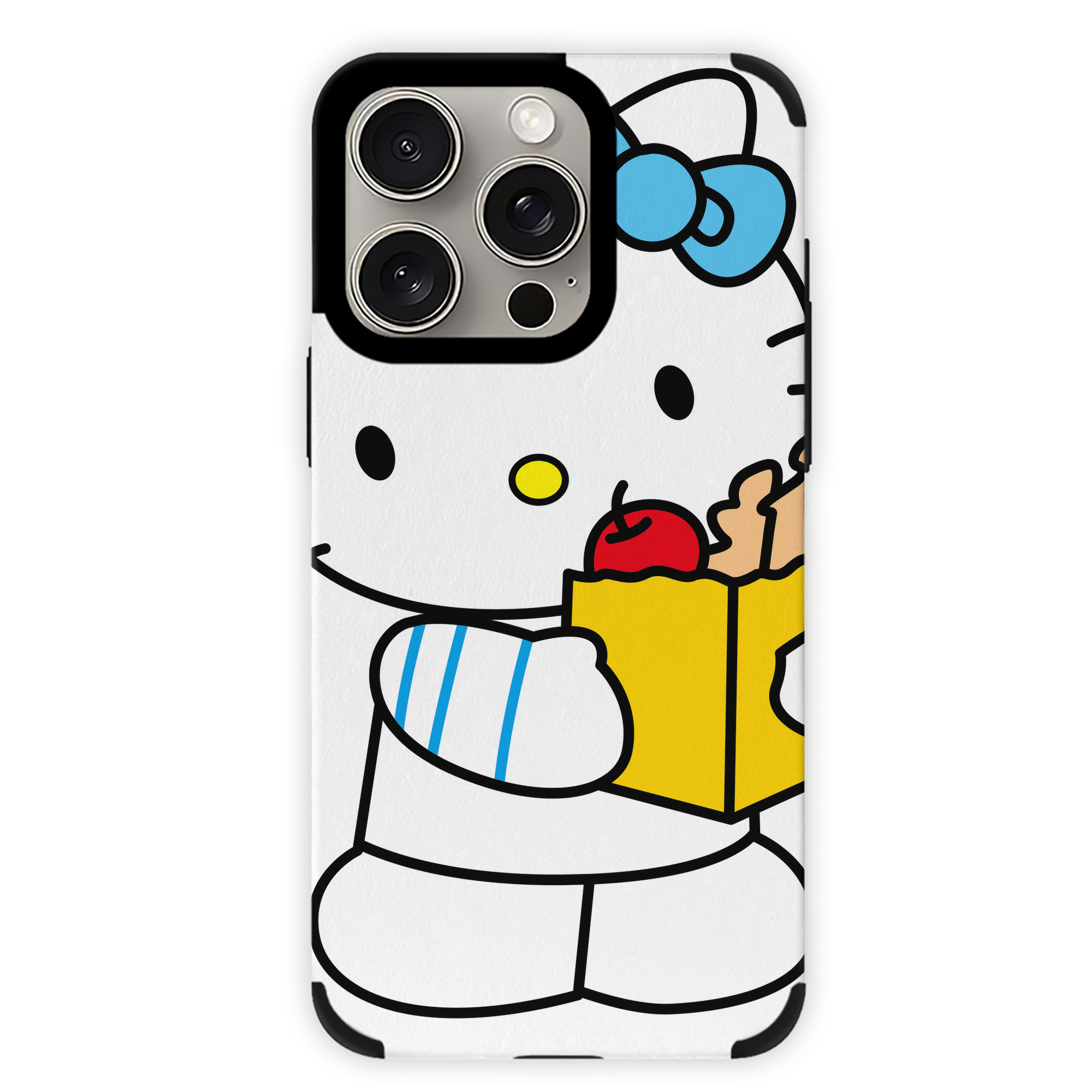 （画像用） Hello Kitty ハローキティ 【iPhone15ProMax対応】 PUレザー スマホケース 耐衝撃＆黄変防止