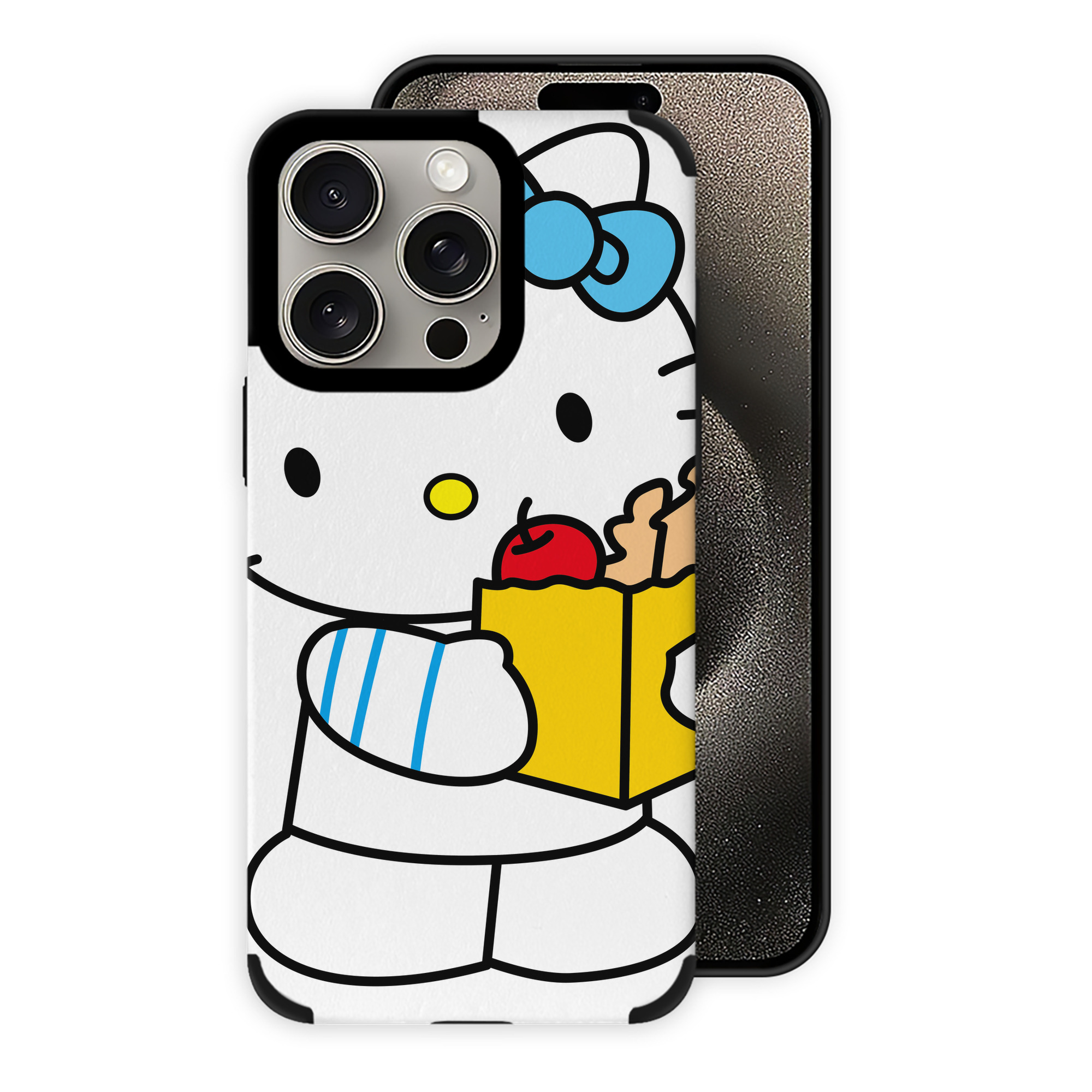 （画像用） Hello Kitty ハローキティ 【iPhone15ProMax対応】 PUレザー スマホケース 耐衝撃＆黄変防止