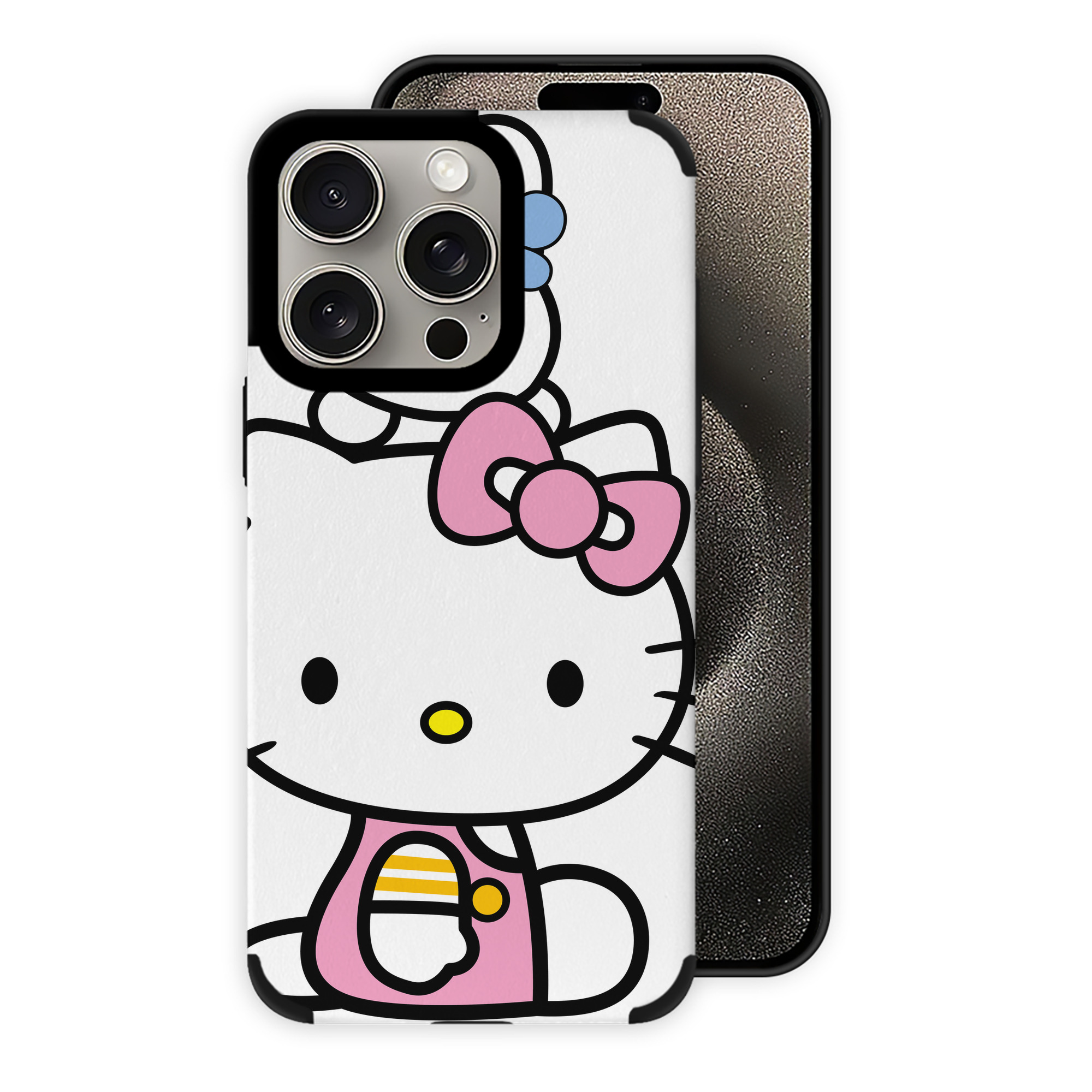 （画像用） Hello Kitty ハローキティ 【iPhone15ProMax対応】 PUレザー スマホケース 耐衝撃＆黄変防止