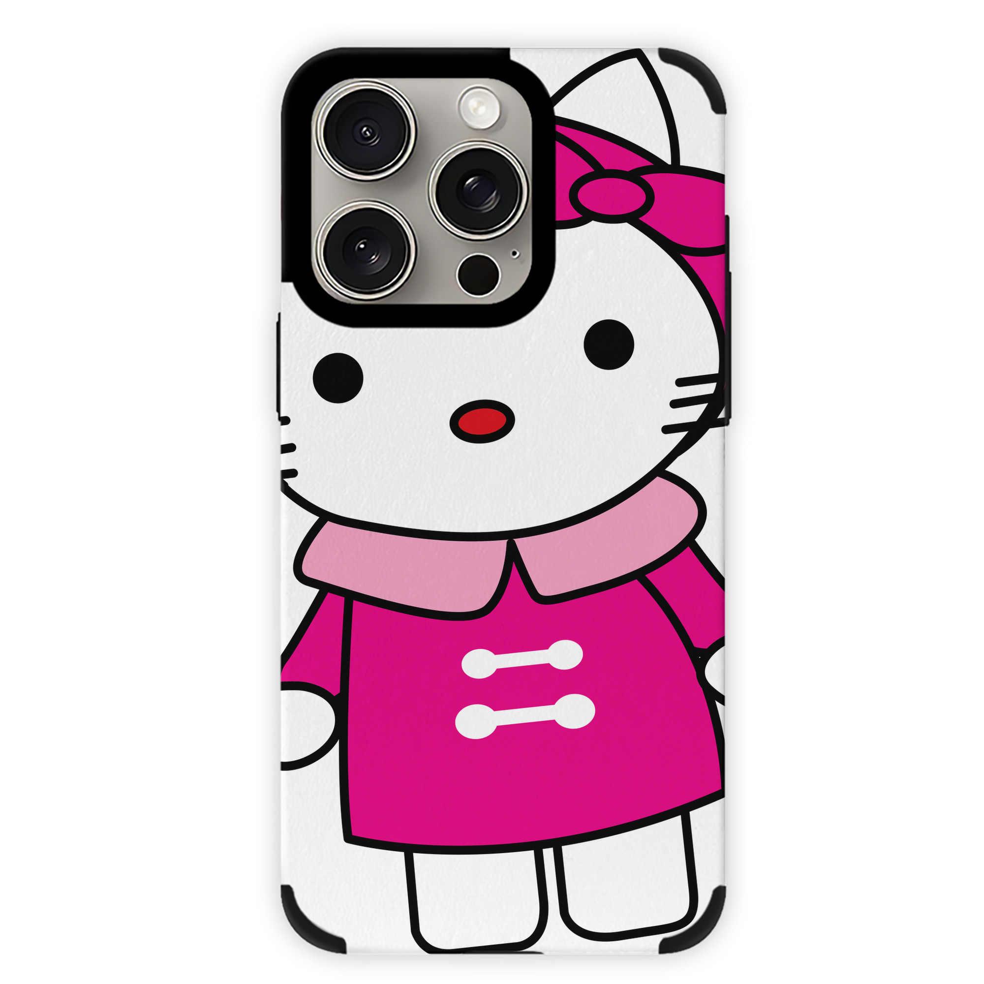 （画像用） Hello Kitty ハローキティ 【iPhone15ProMax対応】 PUレザー スマホケース 耐衝撃＆黄変防止