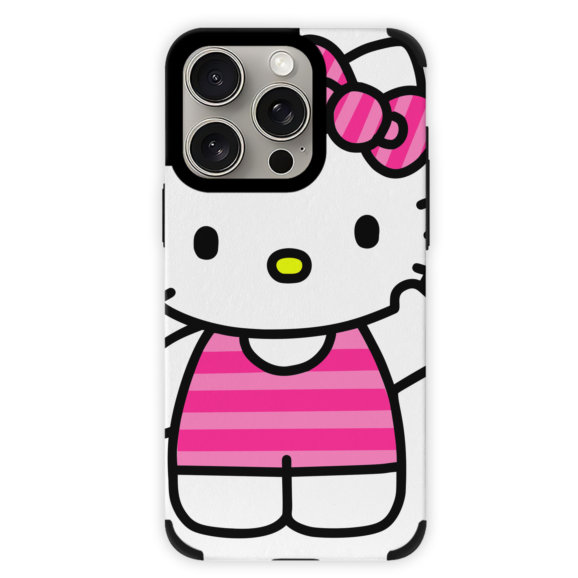 （画像用） Hello Kitty ハローキティ 【iPhone15ProMax対応】 PUレザー スマホケース 耐衝撃＆黄変防止