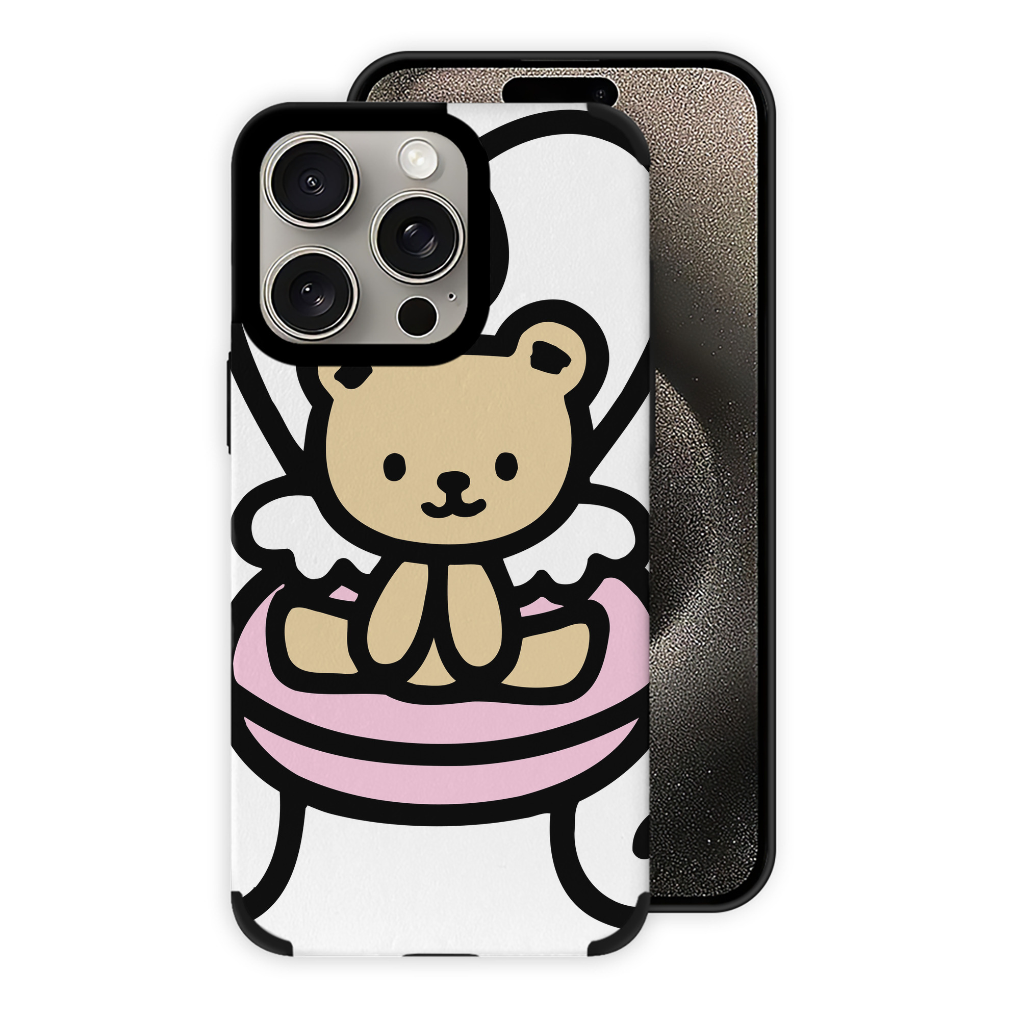 （画像用） Hello Kitty ハローキティ 【iPhone15ProMax対応】 PUレザー スマホケース 耐衝撃＆黄変防止