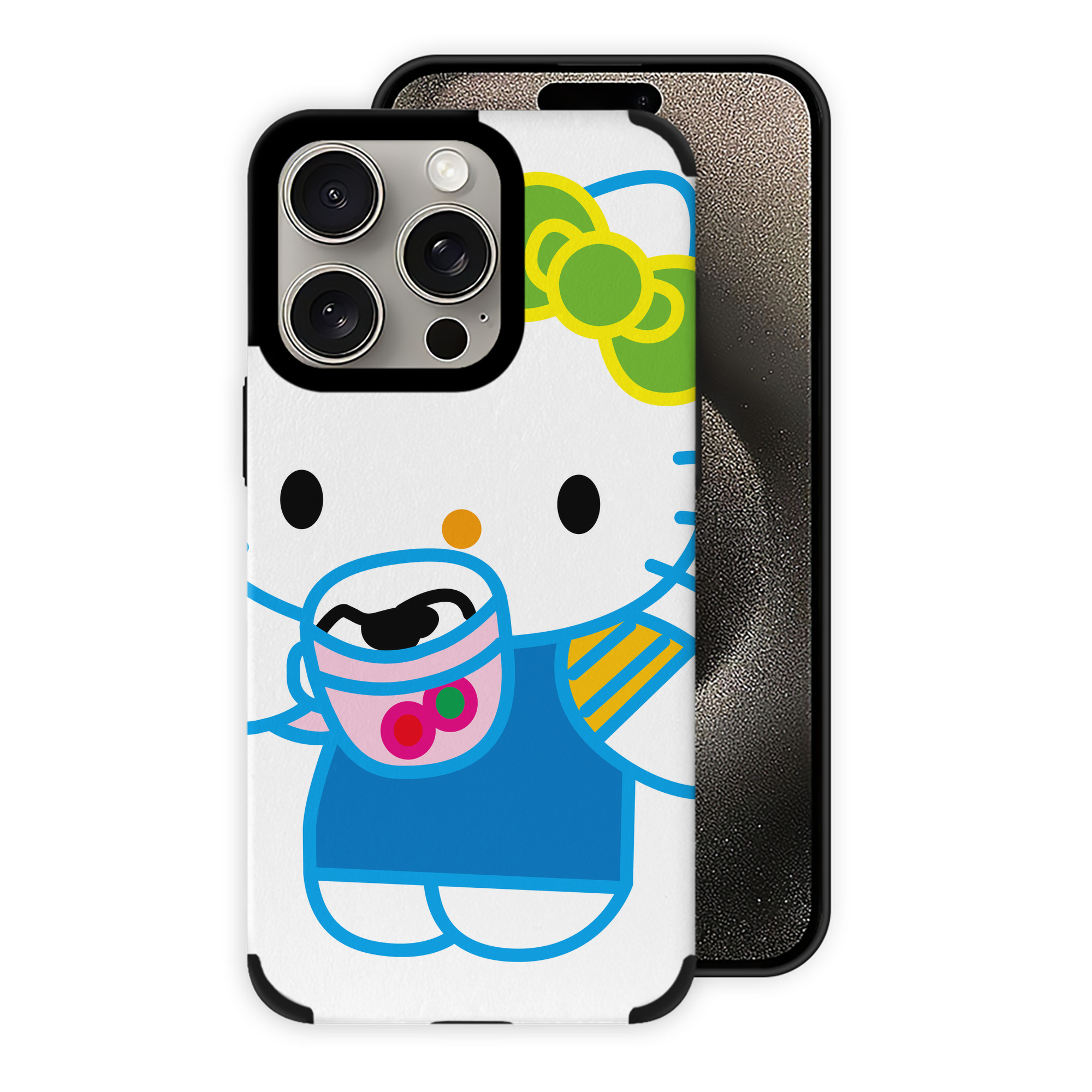 （画像用） Hello Kitty ハローキティ 【iPhone15ProMax対応】 PUレザー スマホケース 耐衝撃＆黄変防止