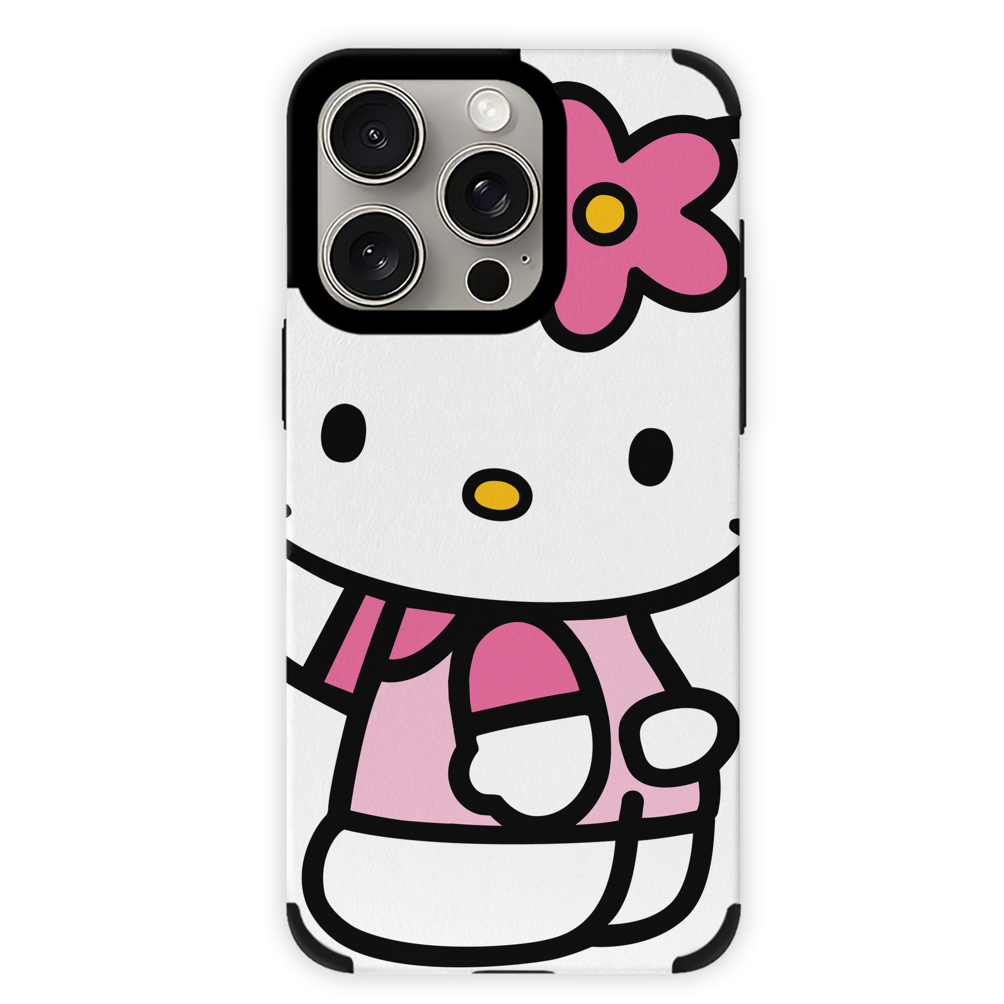 （画像用） Hello Kitty ハローキティ 【iPhone15ProMax対応】 PUレザー スマホケース 耐衝撃＆黄変防止