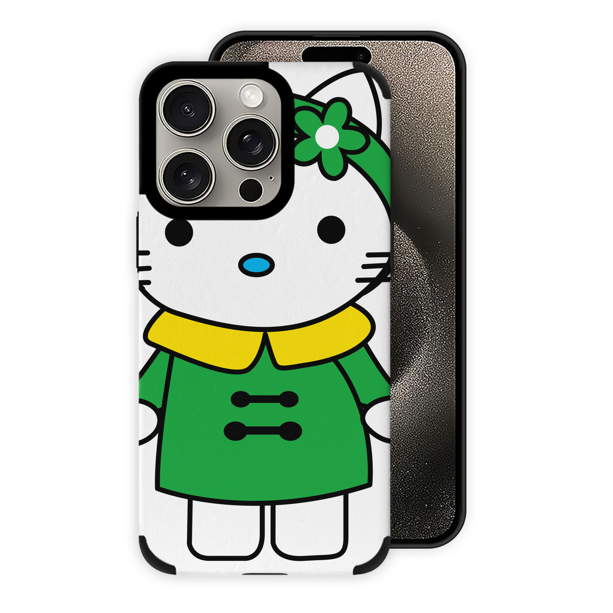 （画像用） Hello Kitty ハローキティ 【iPhone15ProMax対応】 PUレザー スマホケース 耐衝撃＆黄変防止