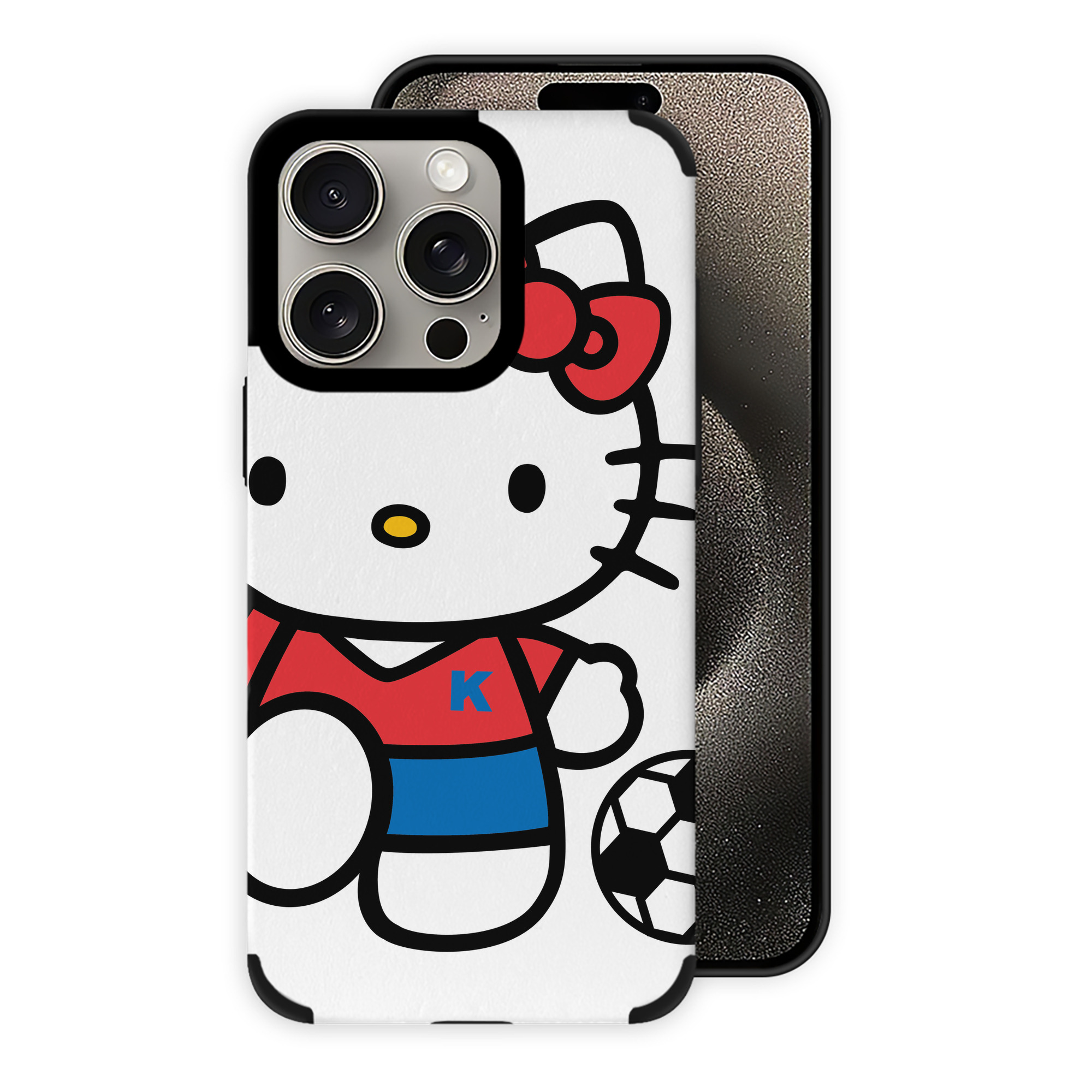 （画像用） Hello Kitty ハローキティ 【iPhone15ProMax対応】 PUレザー スマホケース 耐衝撃＆黄変防止