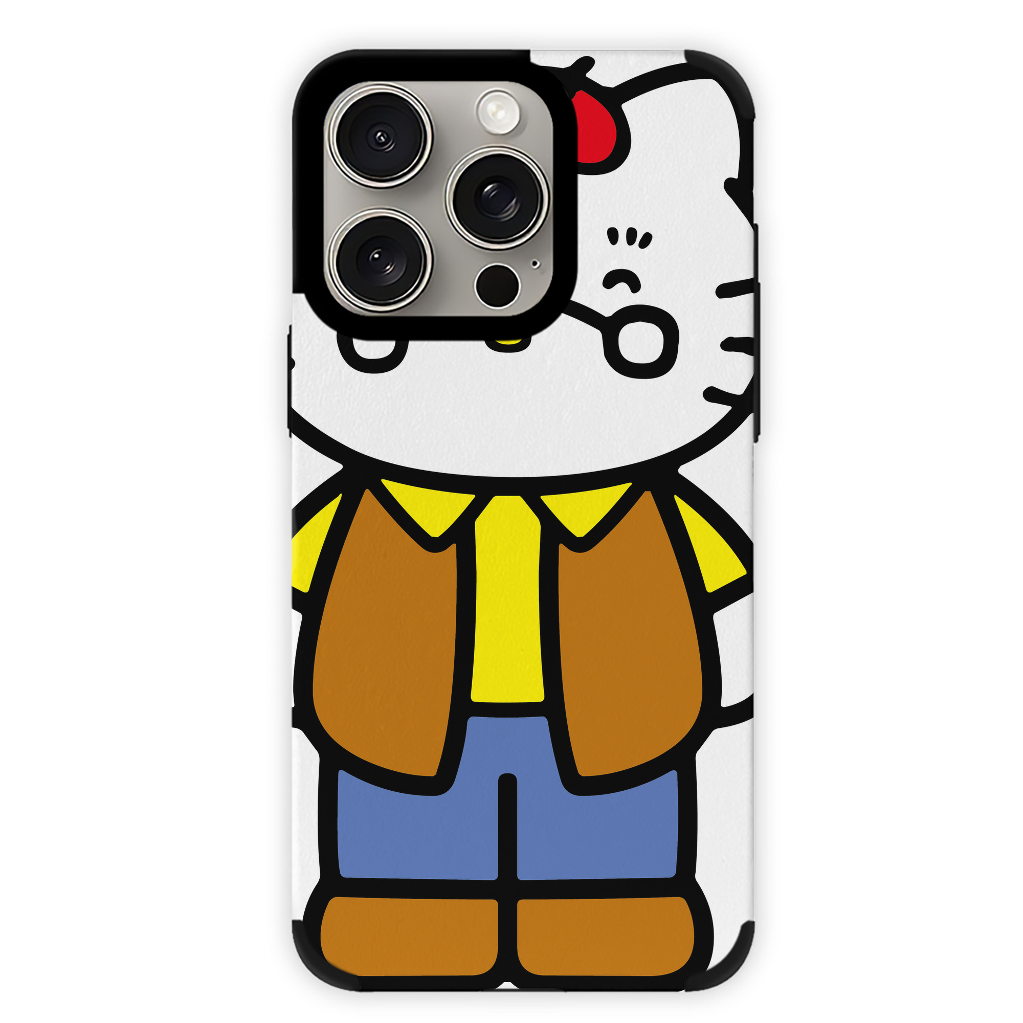 （画像用） Hello Kitty ハローキティ 【iPhone15ProMax対応】 PUレザー スマホケース 耐衝撃＆黄変防止