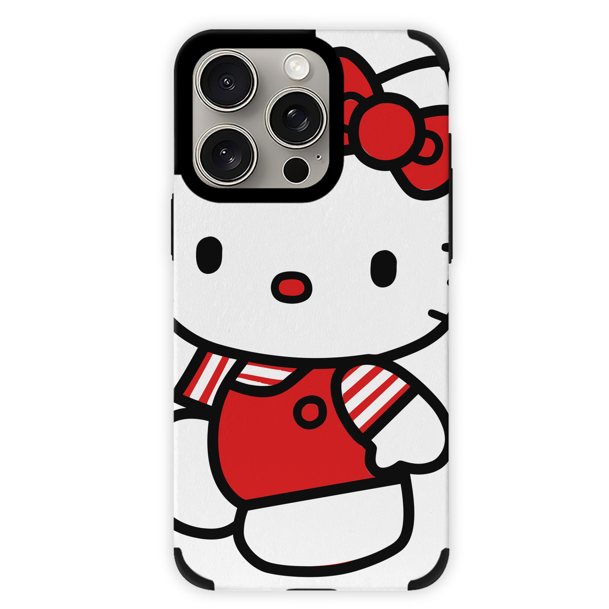 （画像用） Hello Kitty ハローキティ 【iPhone15ProMax対応】 PUレザー スマホケース 耐衝撃＆黄変防止