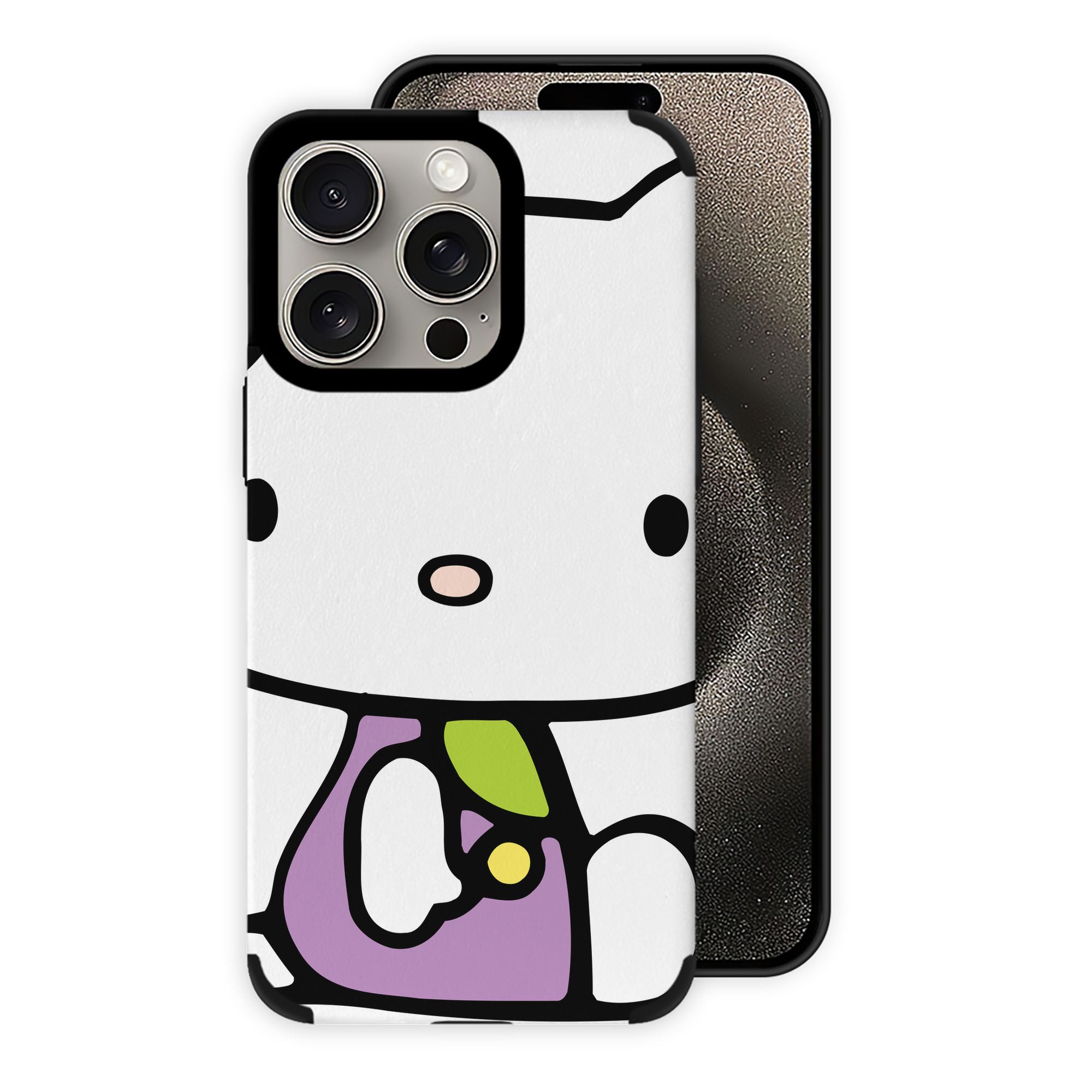 （画像用） Hello Kitty ハローキティ 【iPhone15ProMax対応】 PUレザー スマホケース 耐衝撃＆黄変防止
