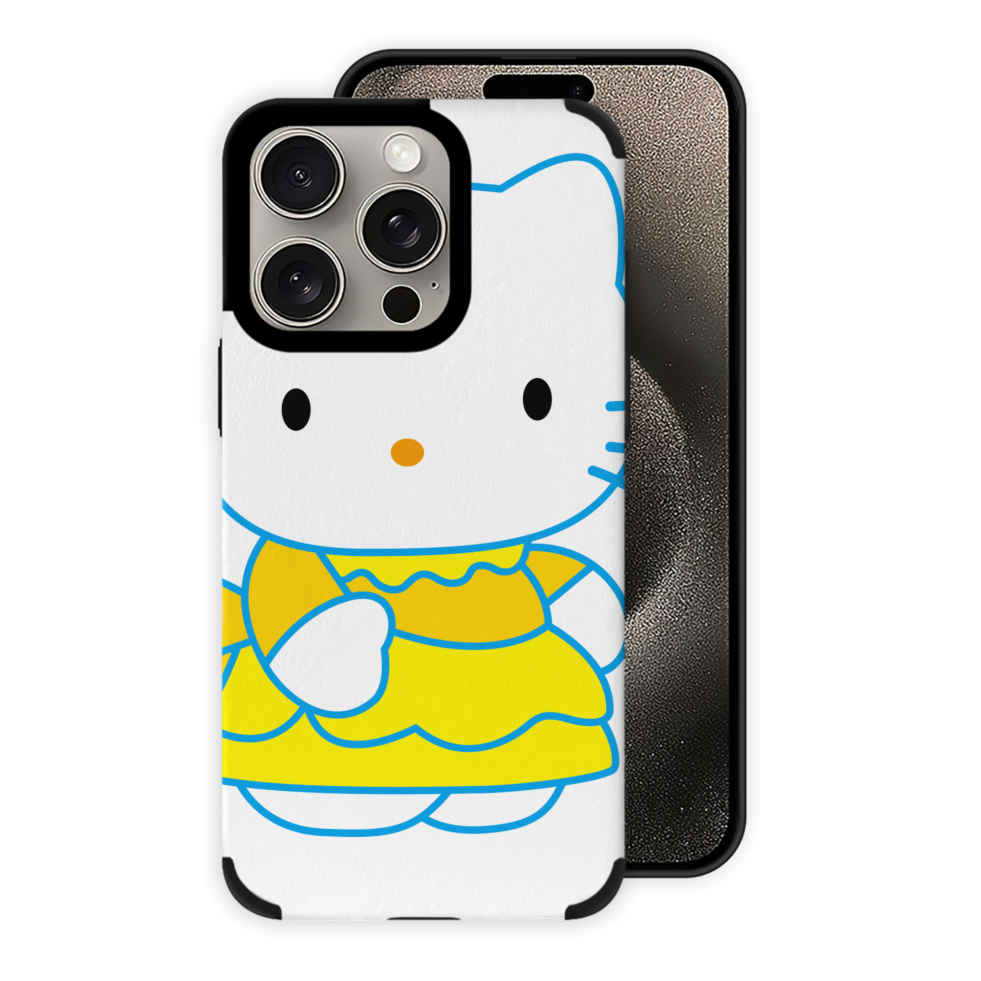 （画像用） Hello Kitty ハローキティ 【iPhone15ProMax対応】 PUレザー スマホケース 耐衝撃＆黄変防止