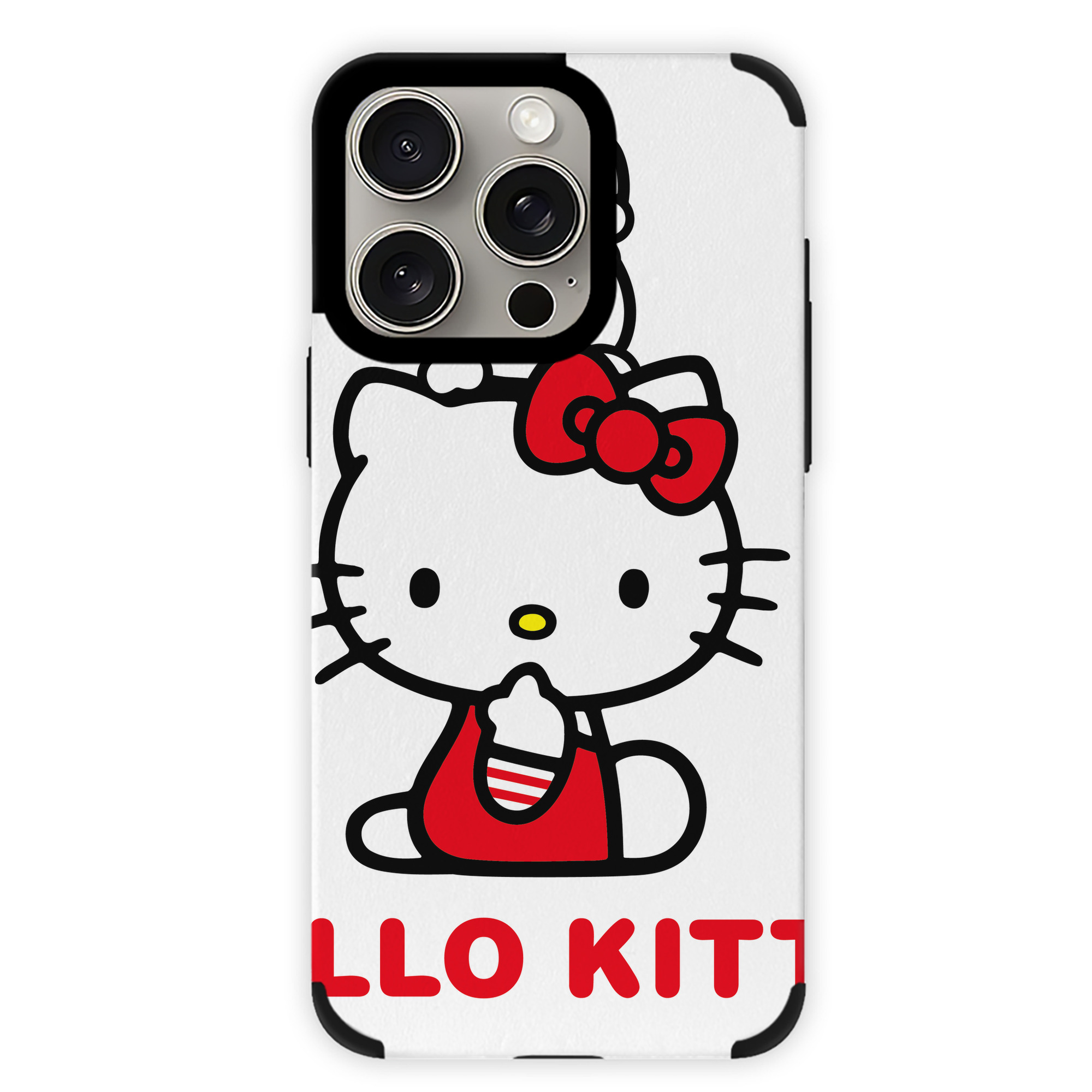 （画像用） Hello Kitty ハローキティ 【iPhone15ProMax対応】 PUレザー スマホケース 耐衝撃＆黄変防止
