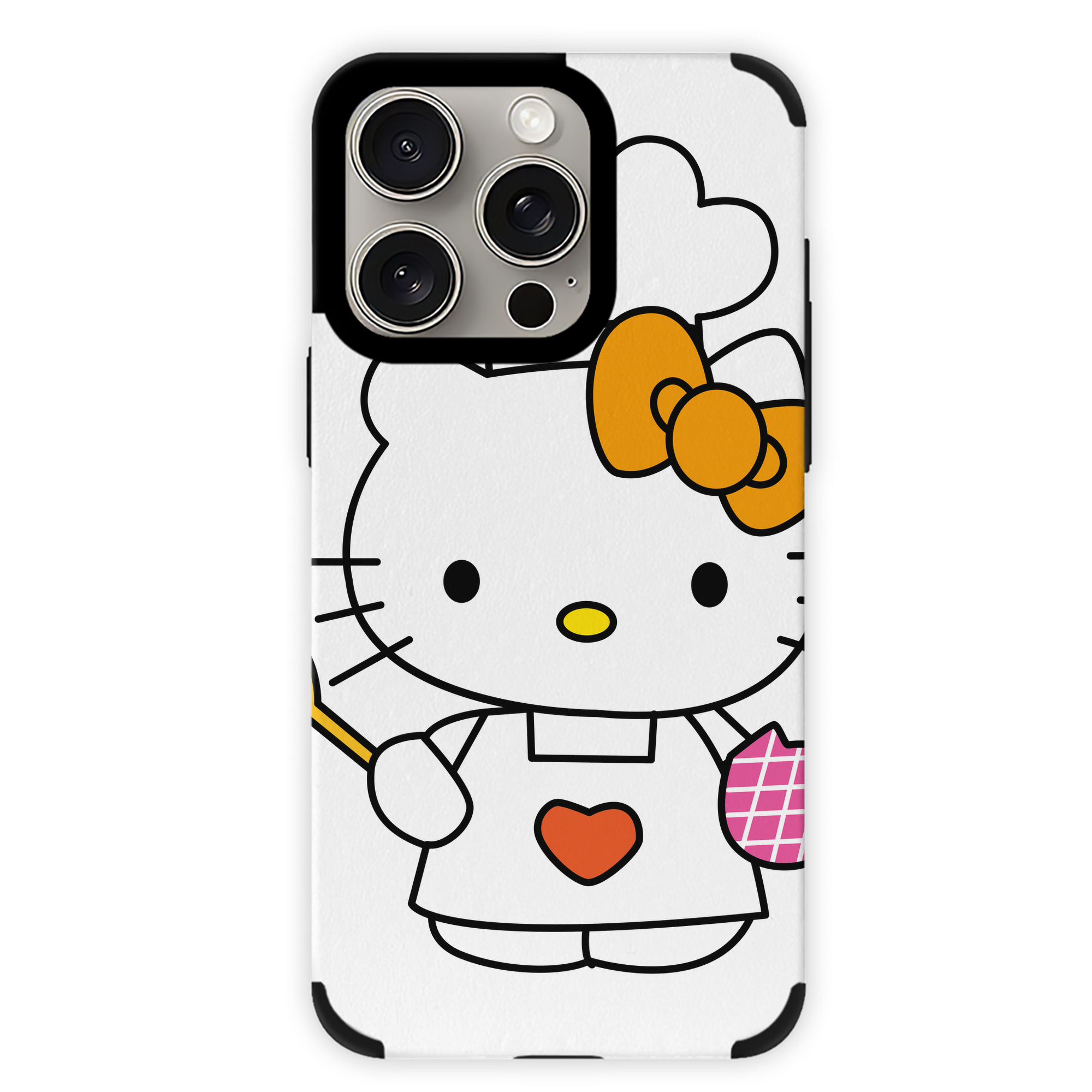 （画像用） Hello Kitty ハローキティ 【iPhone15ProMax対応】 PUレザー スマホケース 耐衝撃＆黄変防止