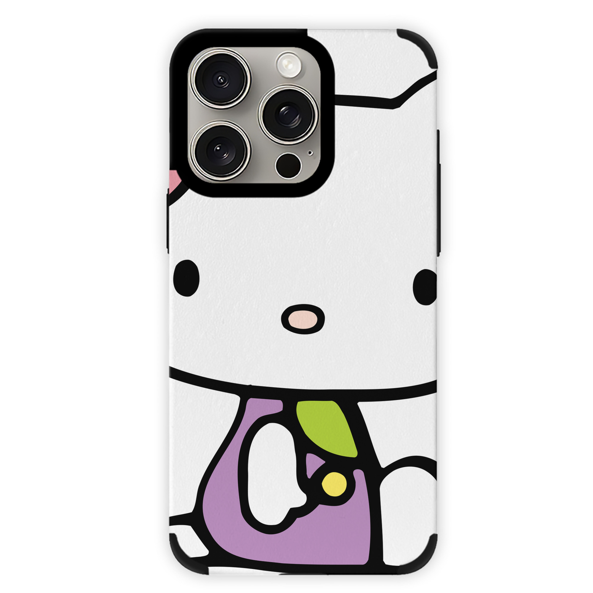 （画像用） Hello Kitty ハローキティ 【iPhone15ProMax対応】 PUレザー スマホケース 耐衝撃＆黄変防止