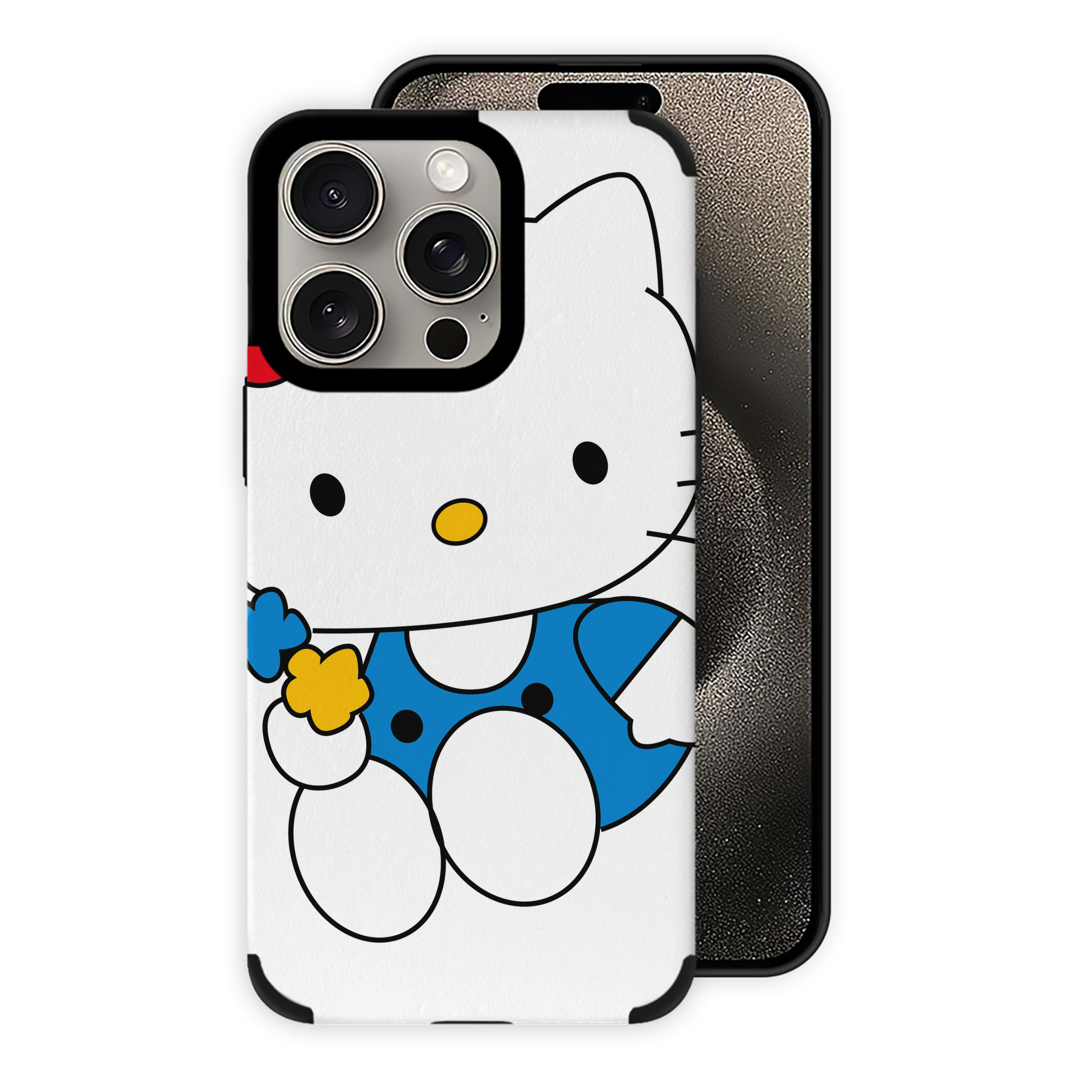 （画像用） Hello Kitty ハローキティ 【iPhone15ProMax対応】 PUレザー スマホケース 耐衝撃＆黄変防止