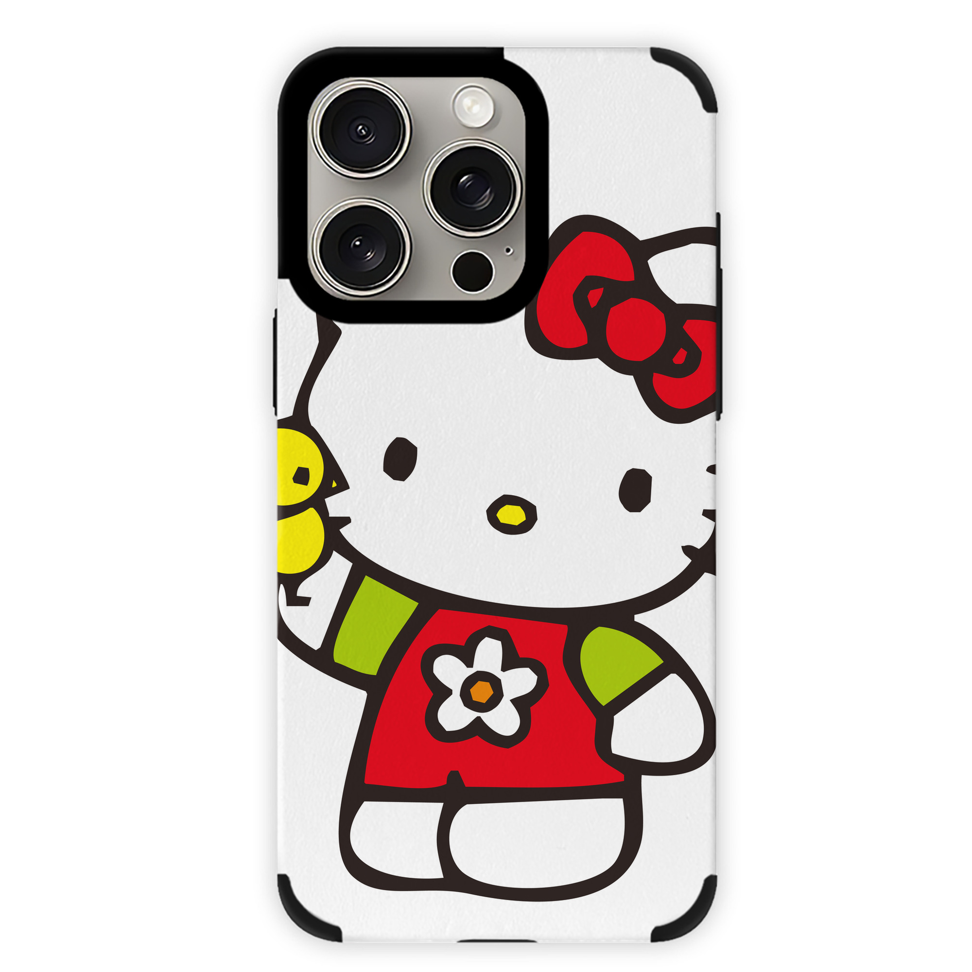 （画像用） Hello Kitty ハローキティ 【iPhone15ProMax対応】 PUレザー スマホケース 耐衝撃＆黄変防止