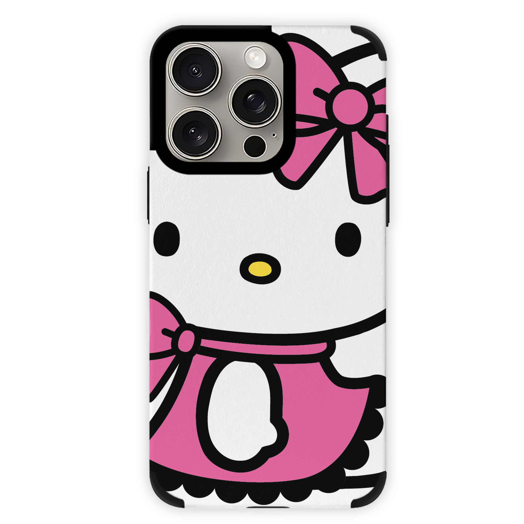 （画像用） Hello Kitty ハローキティ 【iPhone15ProMax対応】 PUレザー スマホケース 耐衝撃＆黄変防止