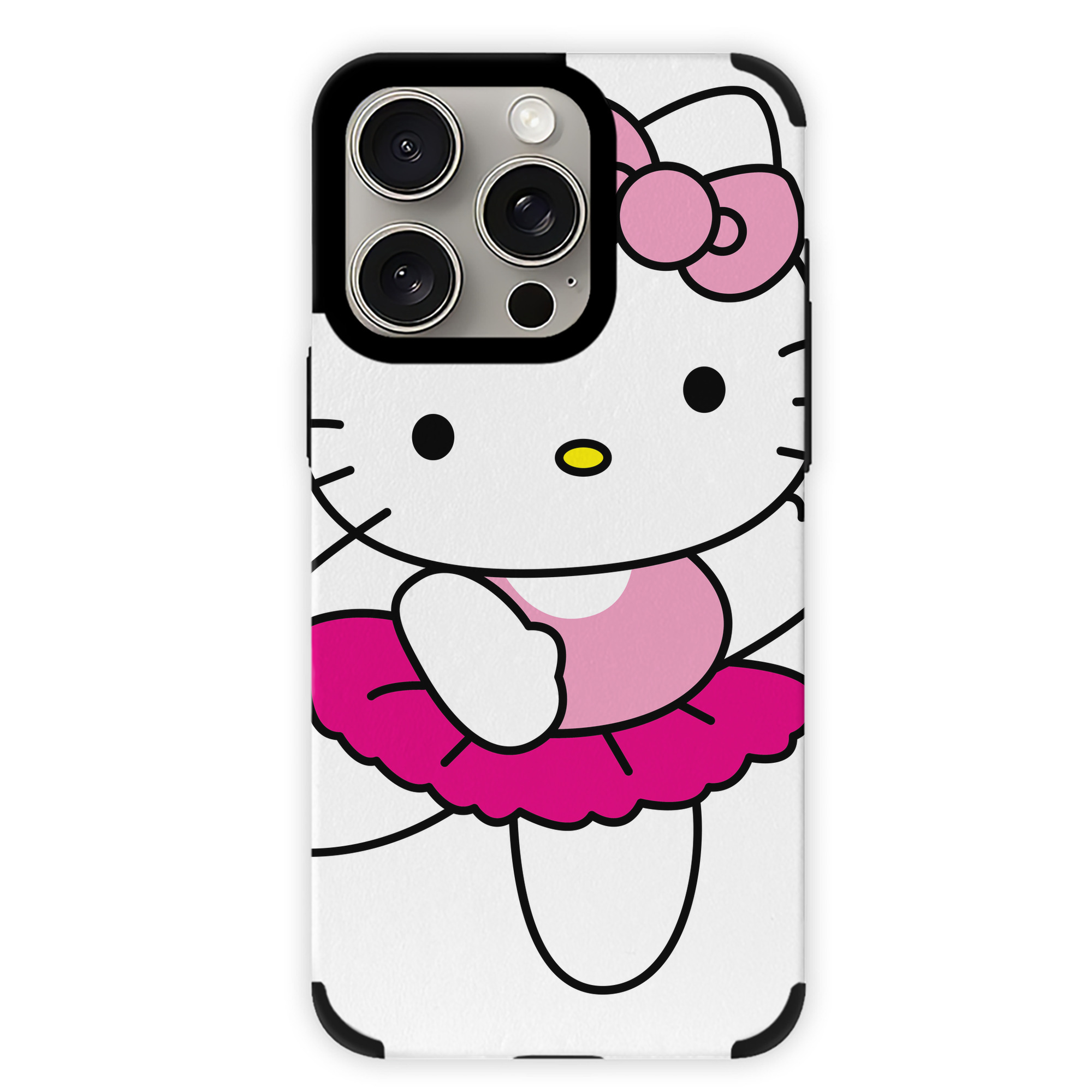 （画像用） Hello Kitty ハローキティ 【iPhone15ProMax対応】 PUレザー スマホケース 耐衝撃＆黄変防止