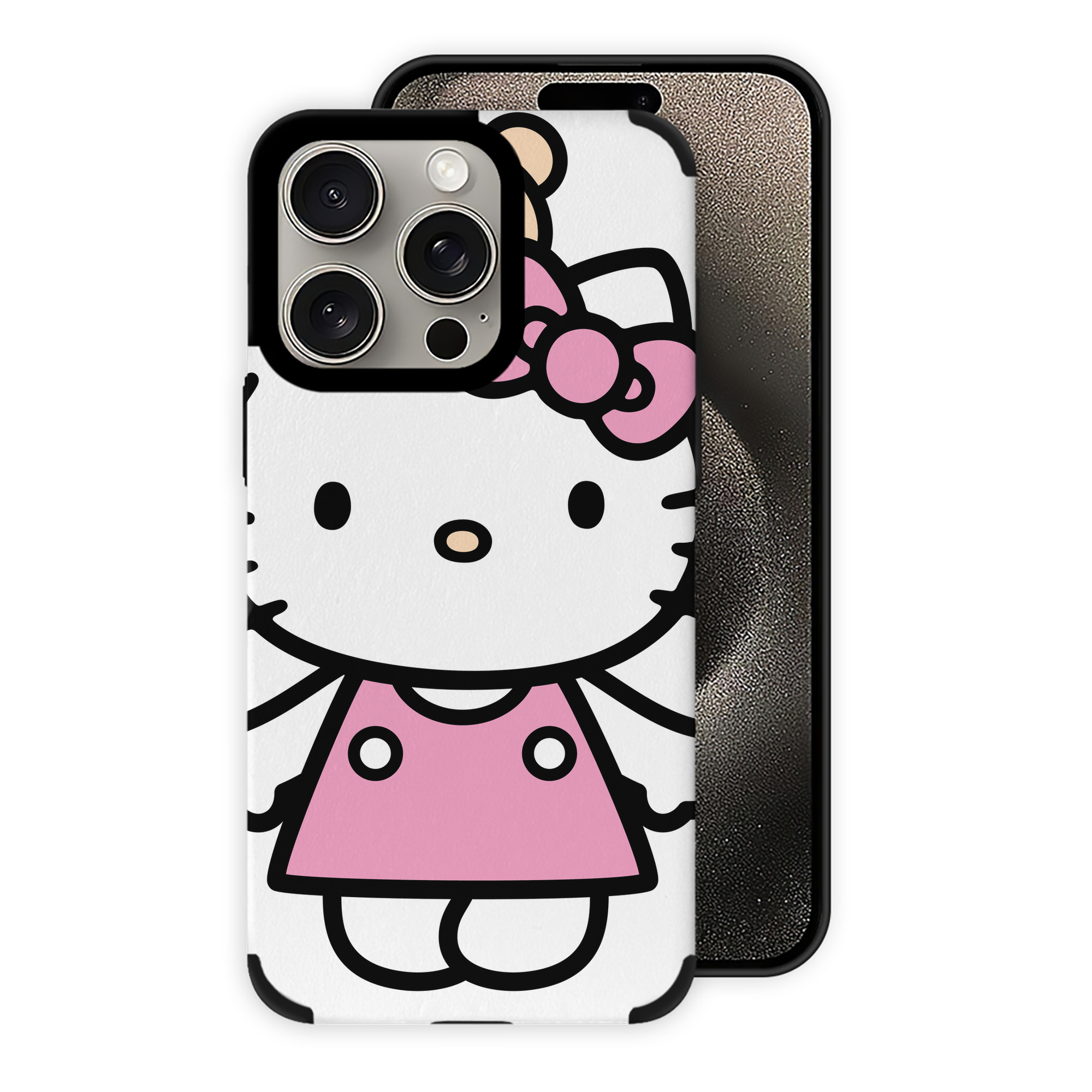（画像用） Hello Kitty ハローキティ 【iPhone15ProMax対応】 PUレザー スマホケース 耐衝撃＆黄変防止