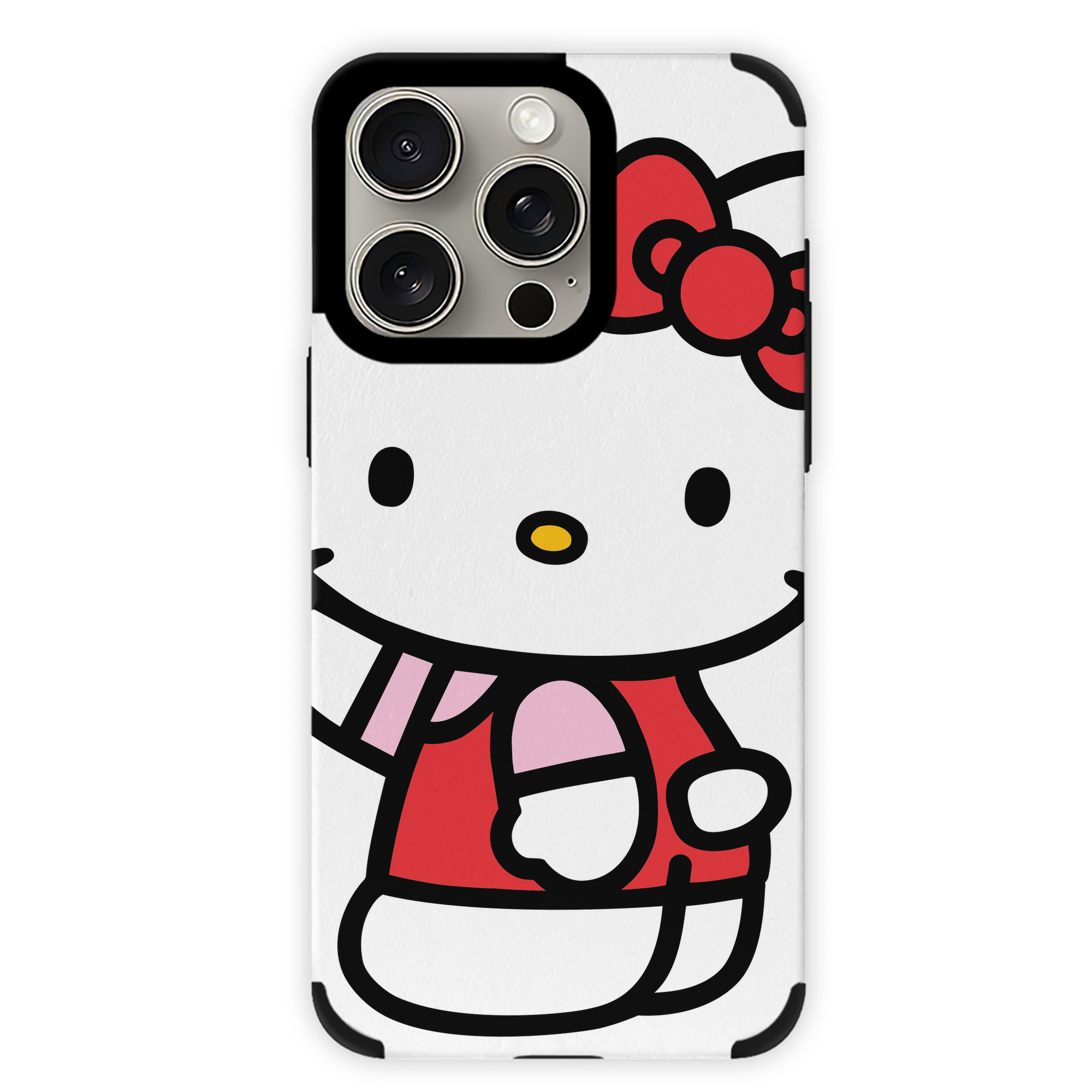 （画像用） Hello Kitty ハローキティ 【iPhone15ProMax対応】 PUレザー スマホケース 耐衝撃＆黄変防止