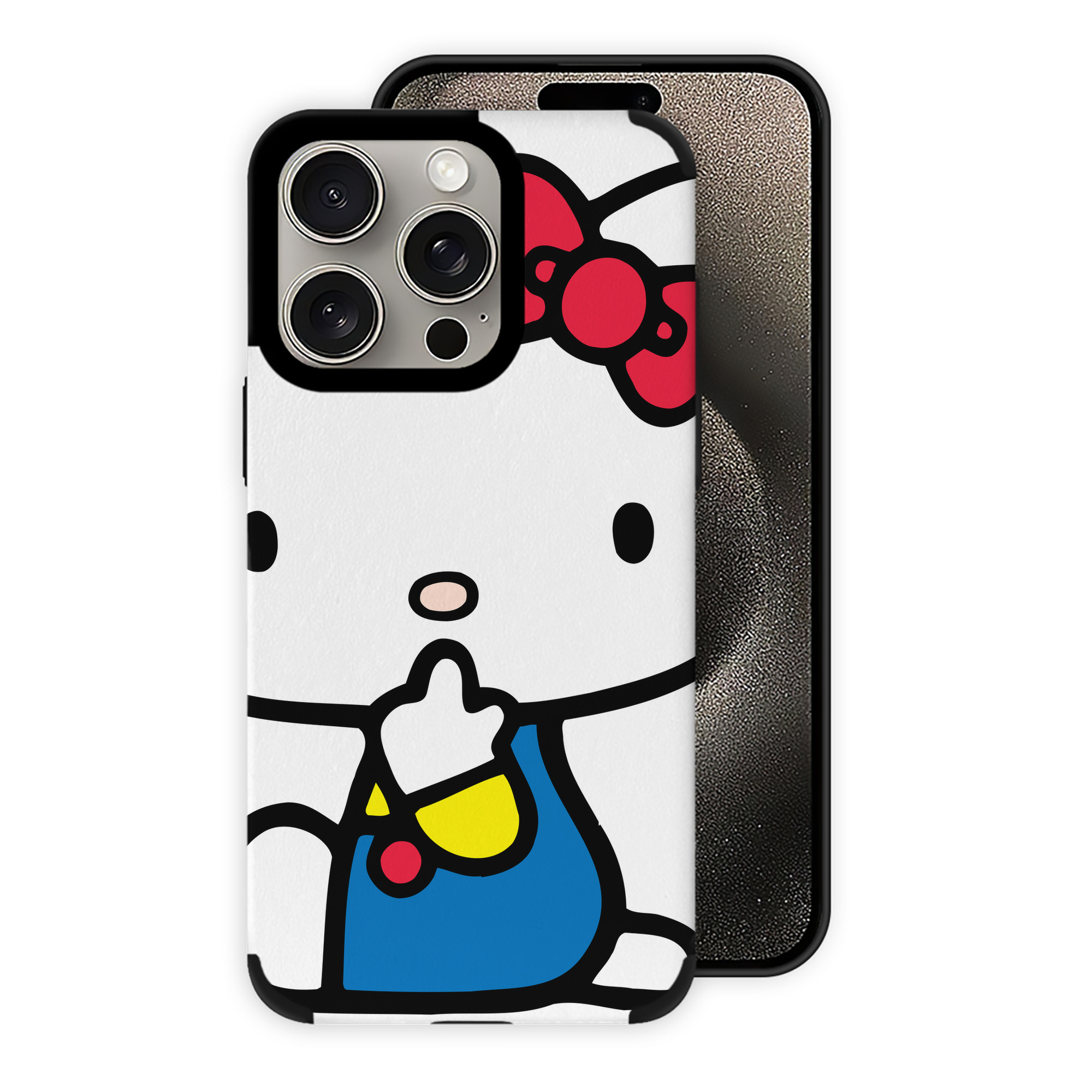 （画像用） Hello Kitty ハローキティ 【iPhone15ProMax対応】 PUレザー スマホケース 耐衝撃＆黄変防止