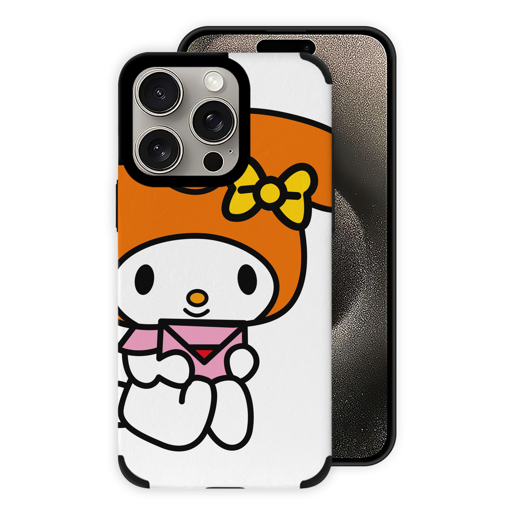 （画像用） Hello Kitty ハローキティ 【iPhone15ProMax対応】 PUレザー スマホケース 耐衝撃＆黄変防止