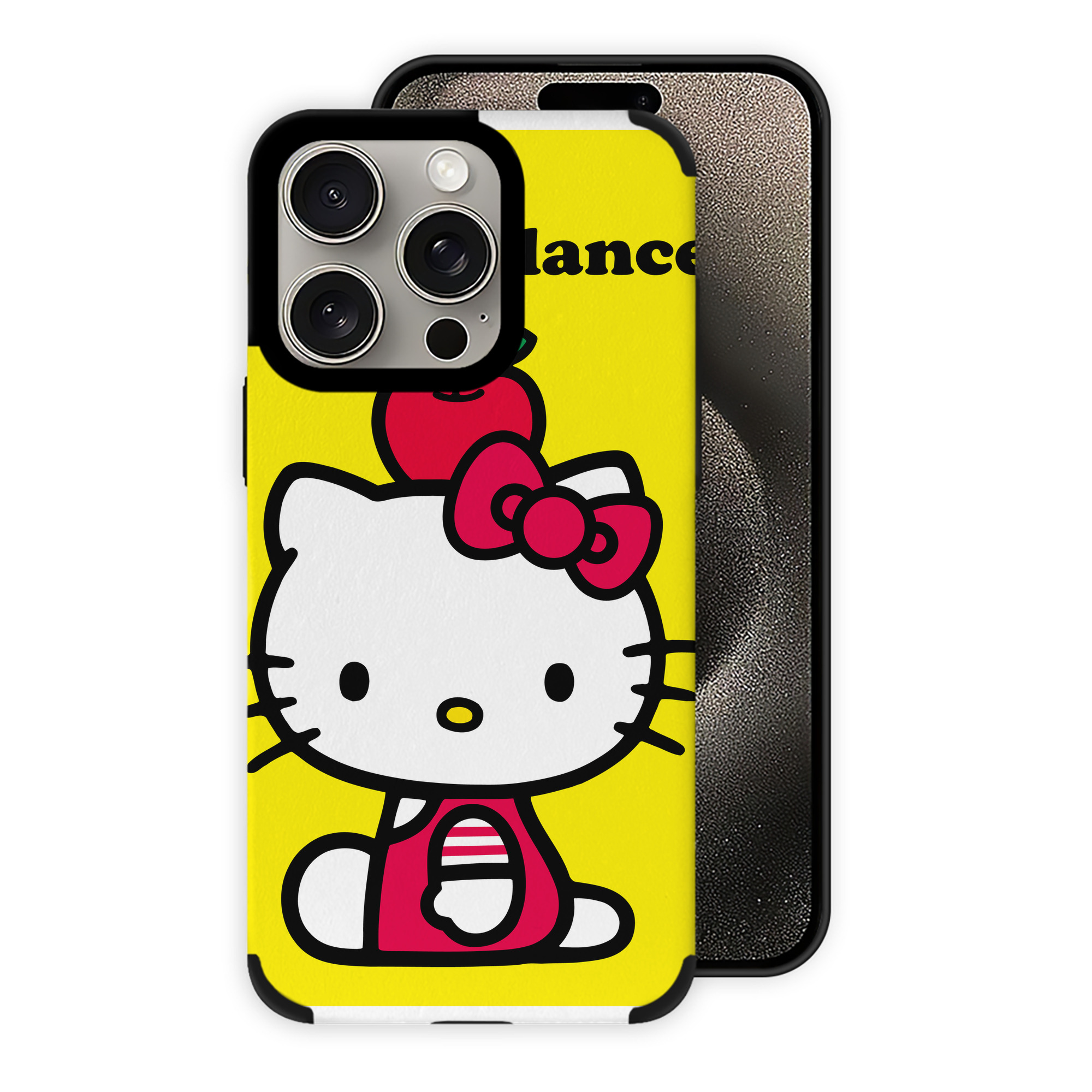 （画像用） Hello Kitty ハローキティ 【iPhone15ProMax対応】 PUレザー スマホケース 耐衝撃＆黄変防止