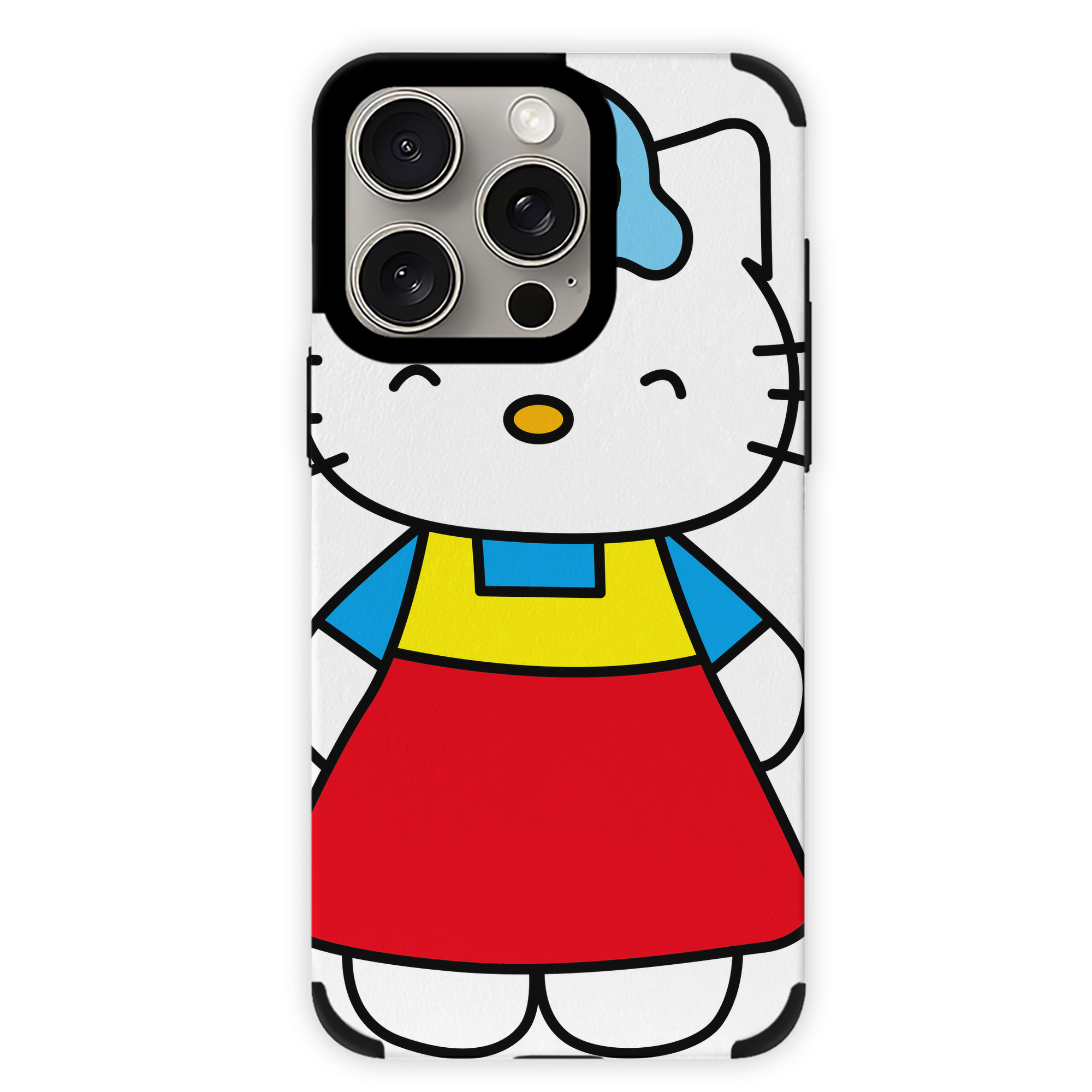 （画像用） Hello Kitty ハローキティ 【iPhone15ProMax対応】 PUレザー スマホケース 耐衝撃＆黄変防止