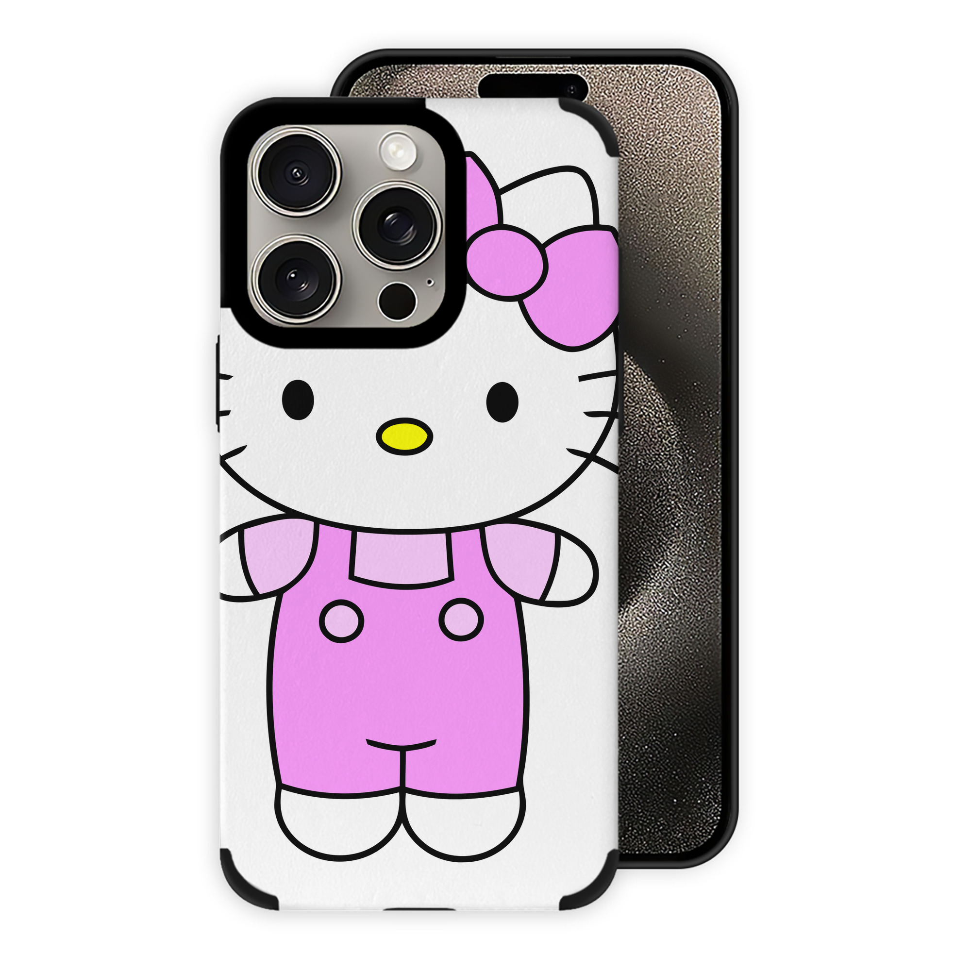 （画像用） Hello Kitty ハローキティ 【iPhone15ProMax対応】 PUレザー スマホケース 耐衝撃＆黄変防止