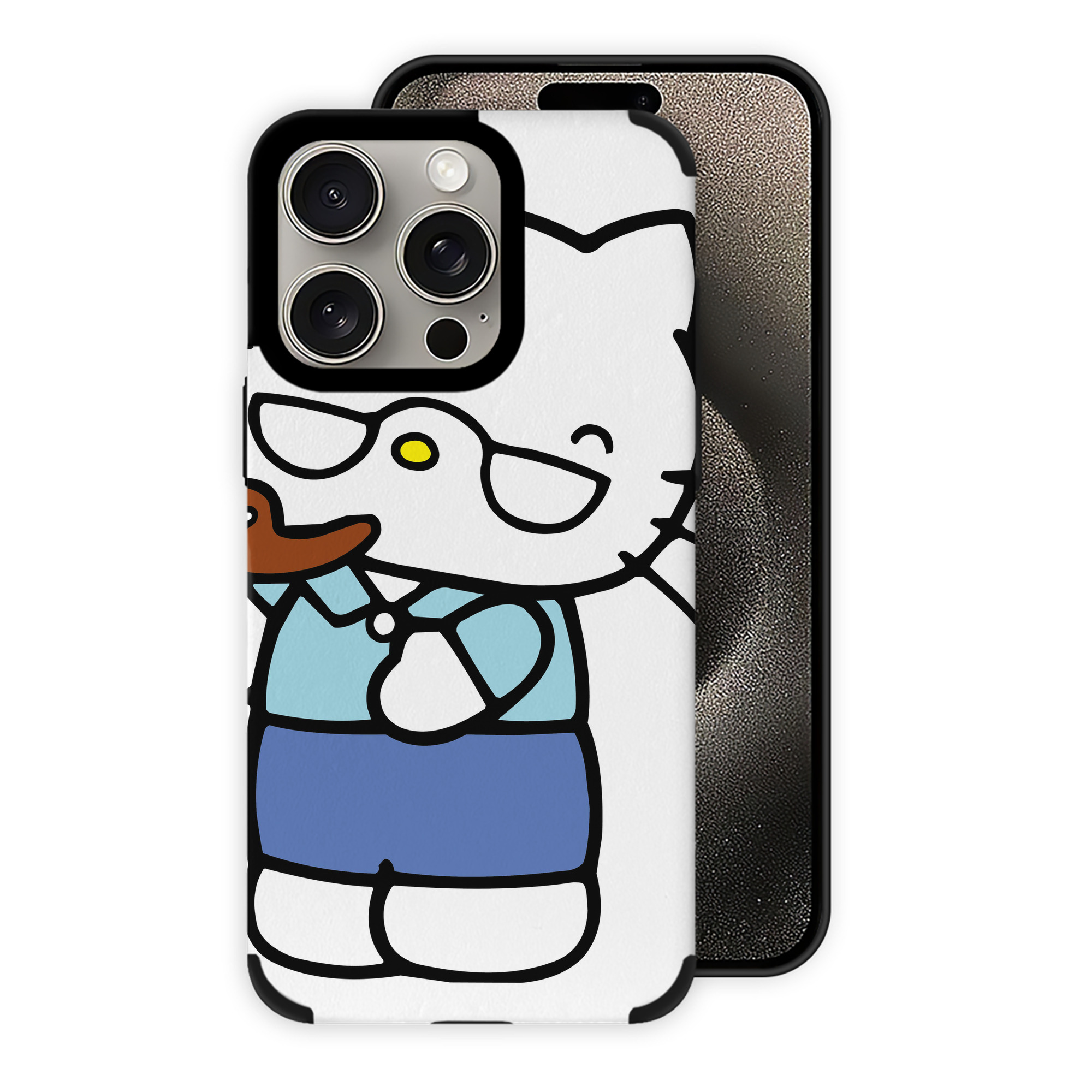 （画像用） Hello Kitty ハローキティ 【iPhone15ProMax対応】 PUレザー スマホケース 耐衝撃＆黄変防止