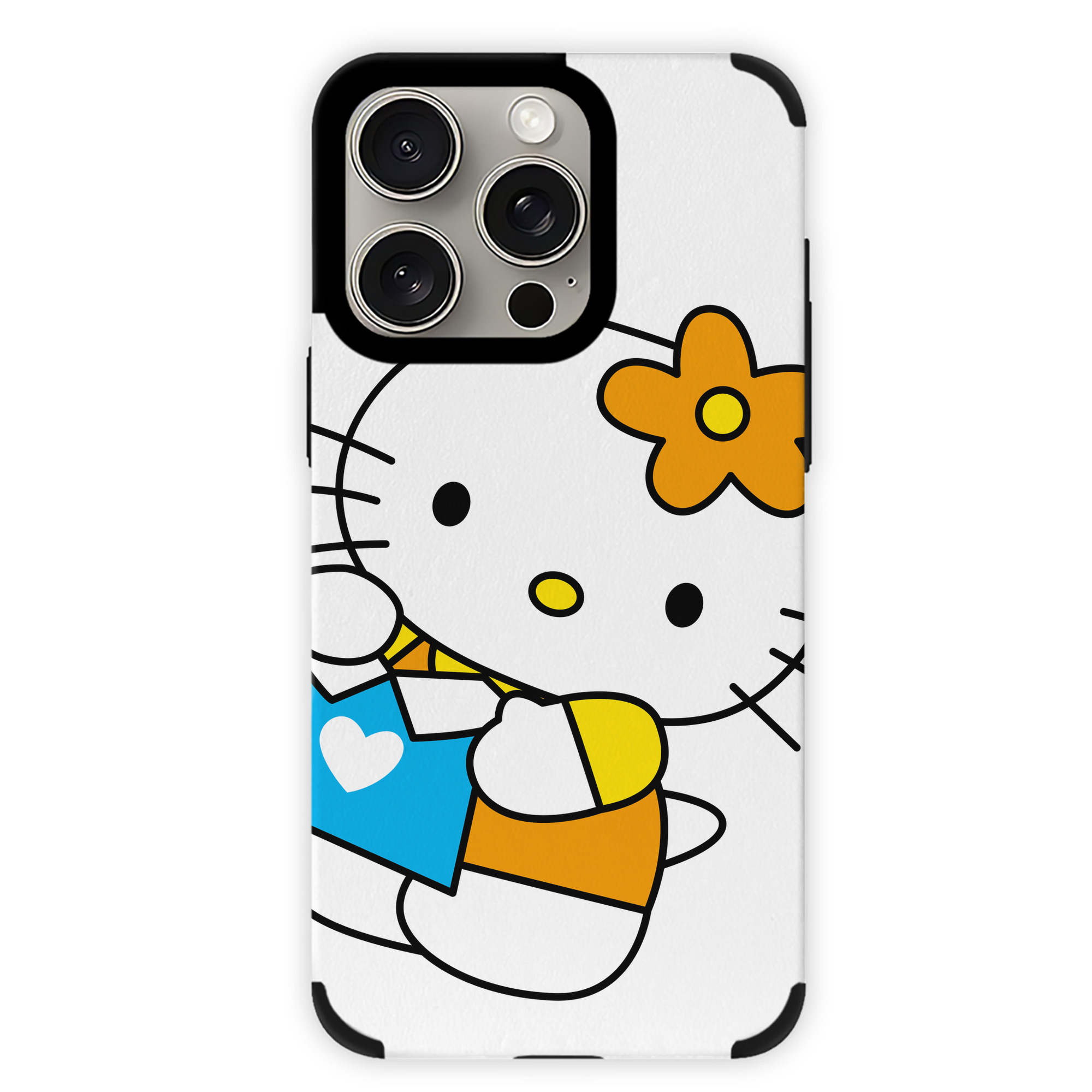 （画像用） Hello Kitty ハローキティ 【iPhone15ProMax対応】 PUレザー スマホケース 耐衝撃＆黄変防止