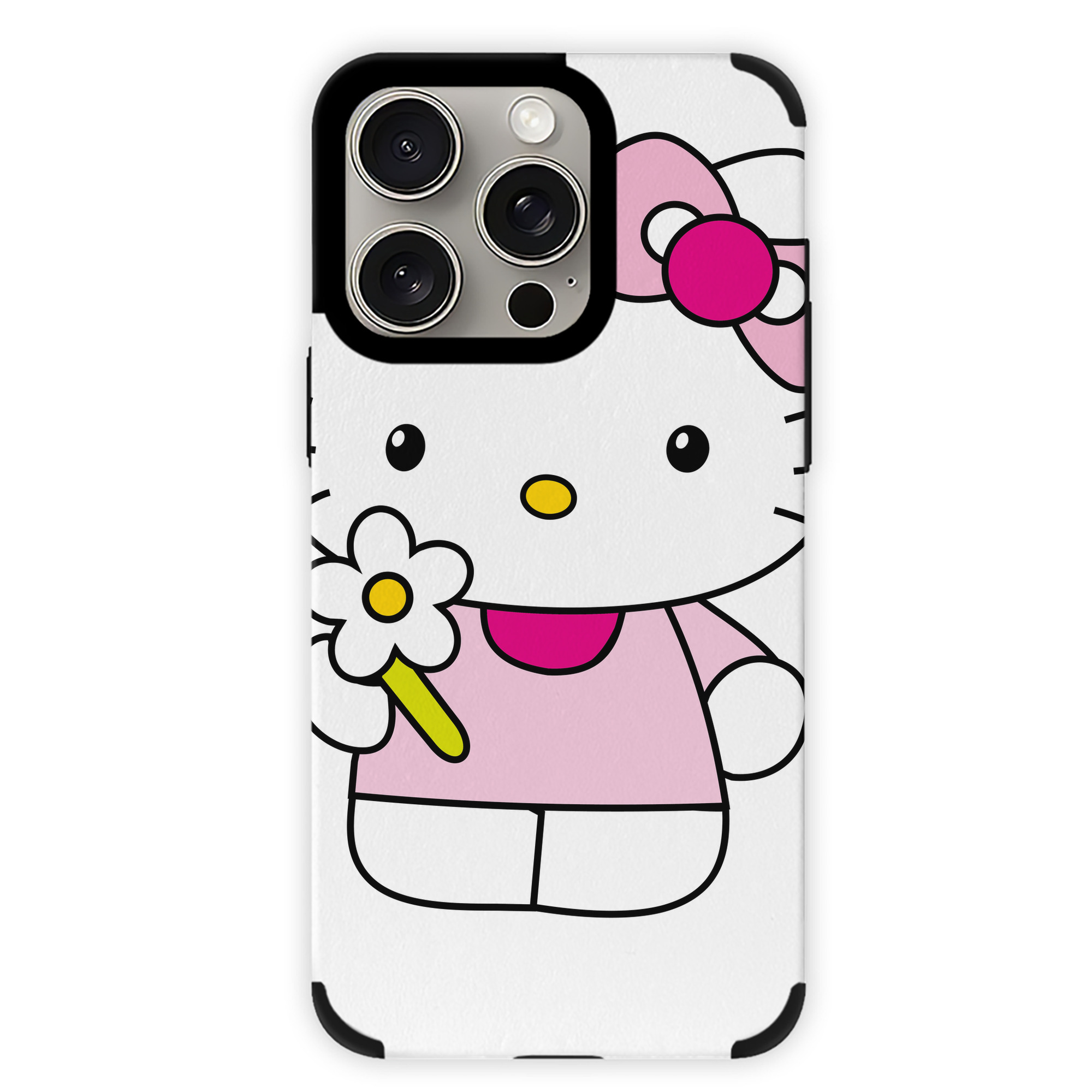 （画像用） Hello Kitty ハローキティ 【iPhone15ProMax対応】 PUレザー スマホケース 耐衝撃＆黄変防止
