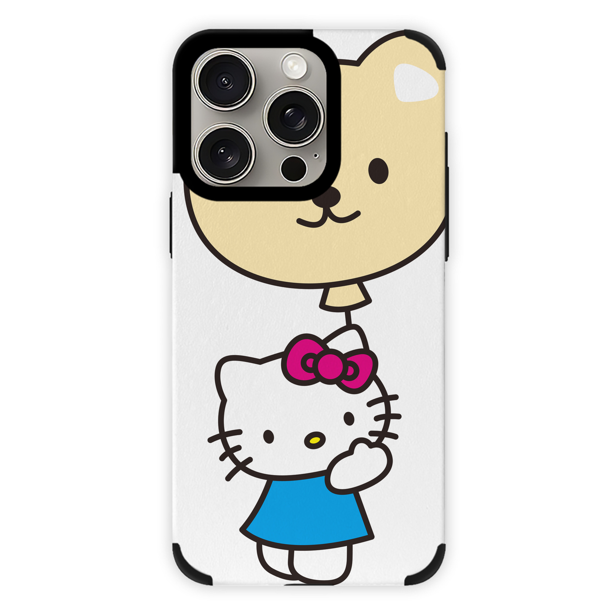 （画像用） Hello Kitty ハローキティ 【iPhone15ProMax対応】 PUレザー スマホケース 耐衝撃＆黄変防止