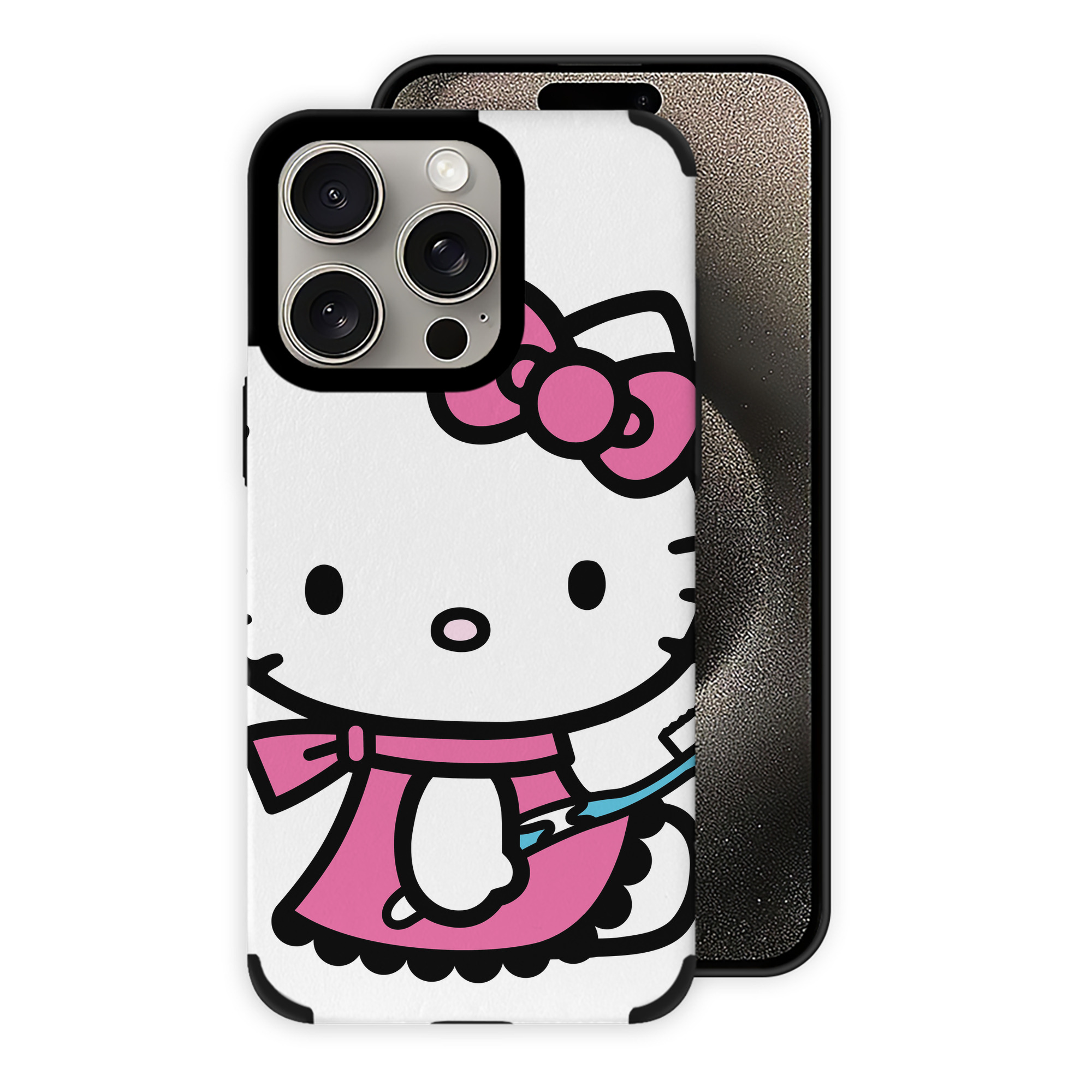 （画像用） Hello Kitty ハローキティ 【iPhone15ProMax対応】 PUレザー スマホケース 耐衝撃＆黄変防止