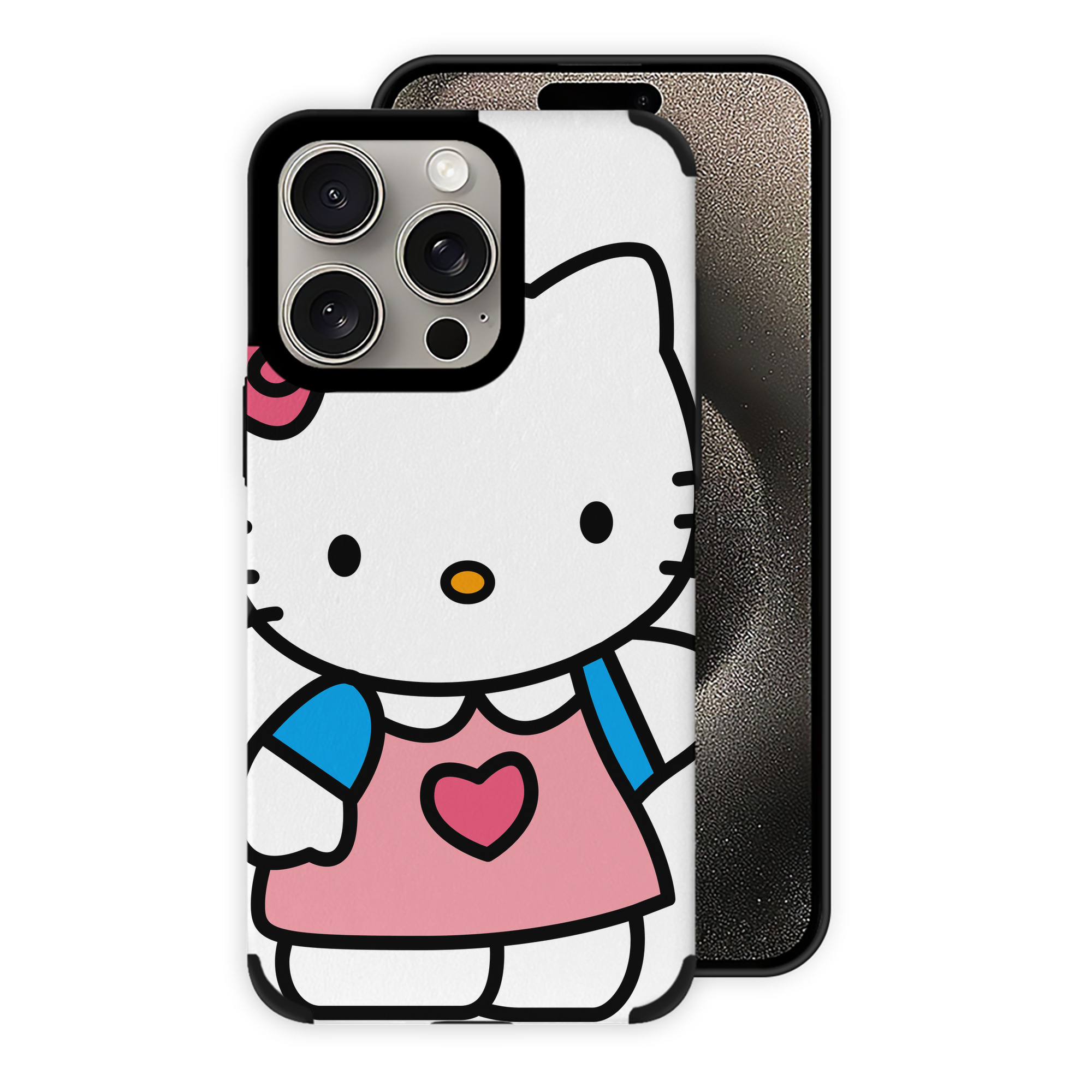 （画像用） Hello Kitty ハローキティ 【iPhone15ProMax対応】 PUレザー スマホケース 耐衝撃＆黄変防止