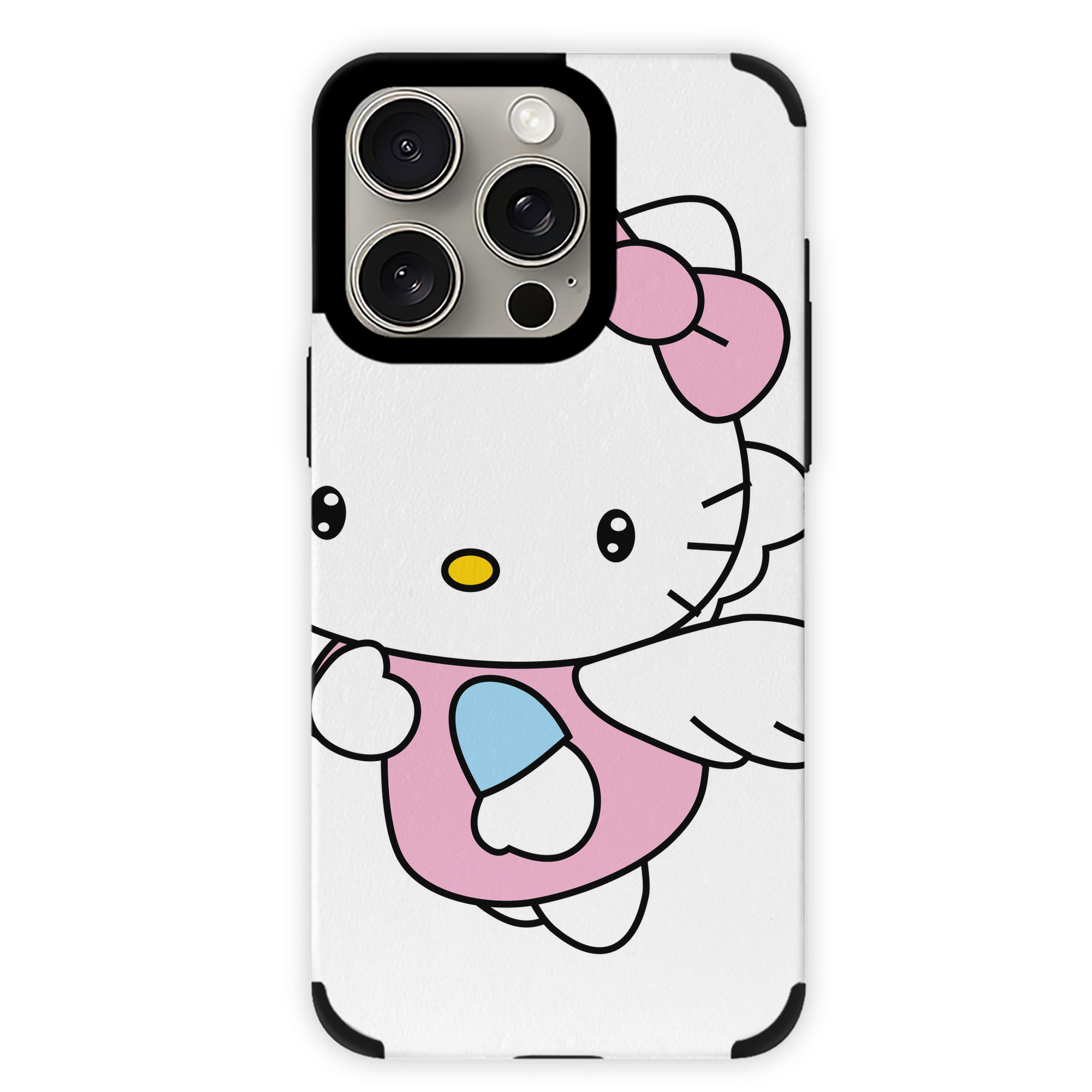 （画像用） Hello Kitty ハローキティ 【iPhone15ProMax対応】 PUレザー スマホケース 耐衝撃＆黄変防止