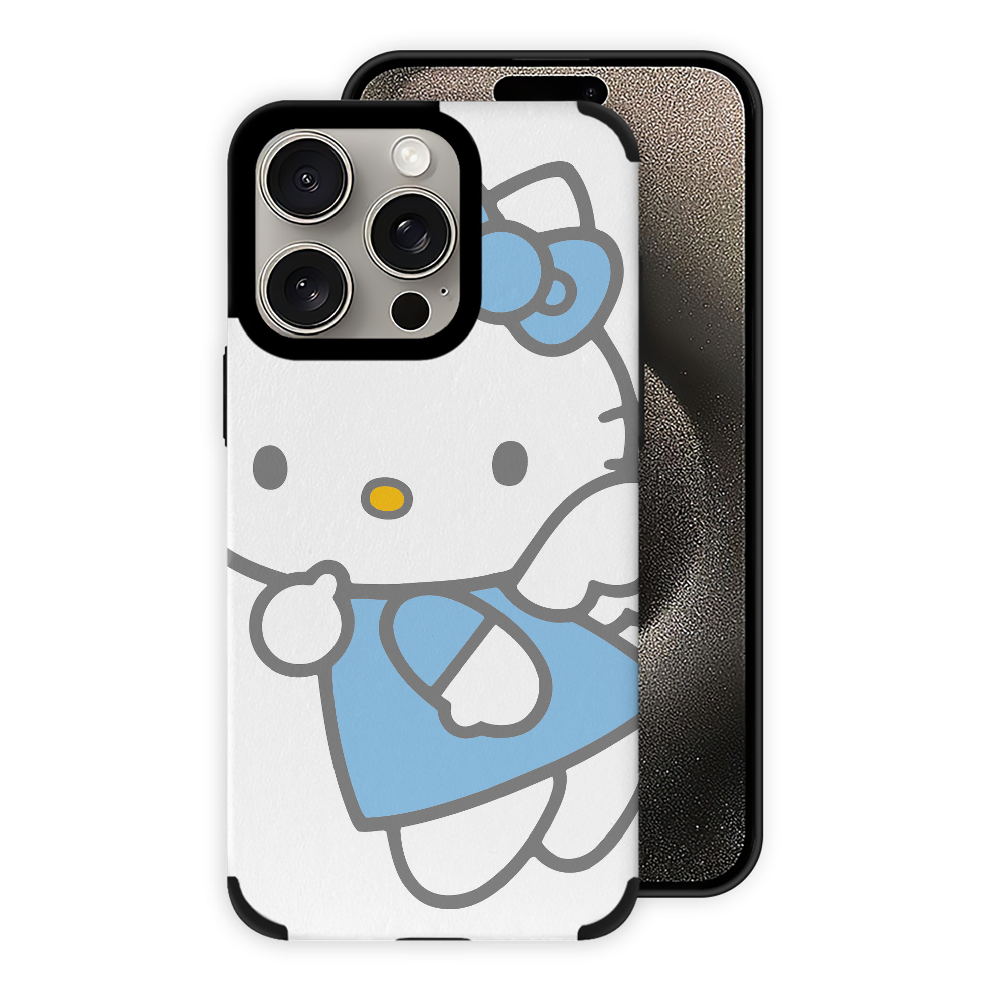 （画像用） Hello Kitty ハローキティ 【iPhone15ProMax対応】 PUレザー スマホケース 耐衝撃＆黄変防止