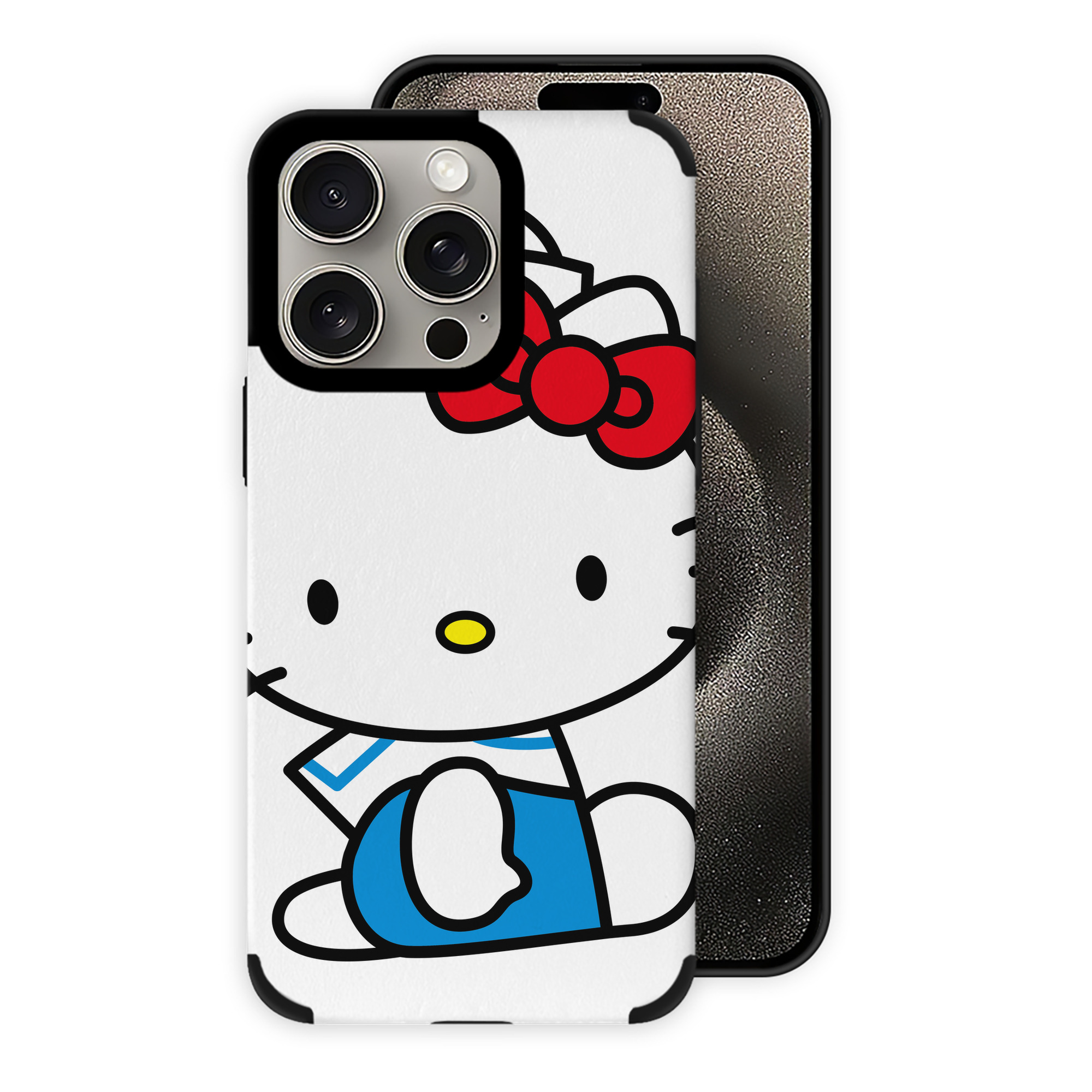 （画像用） Hello Kitty ハローキティ 【iPhone15ProMax対応】 PUレザー スマホケース 耐衝撃＆黄変防止