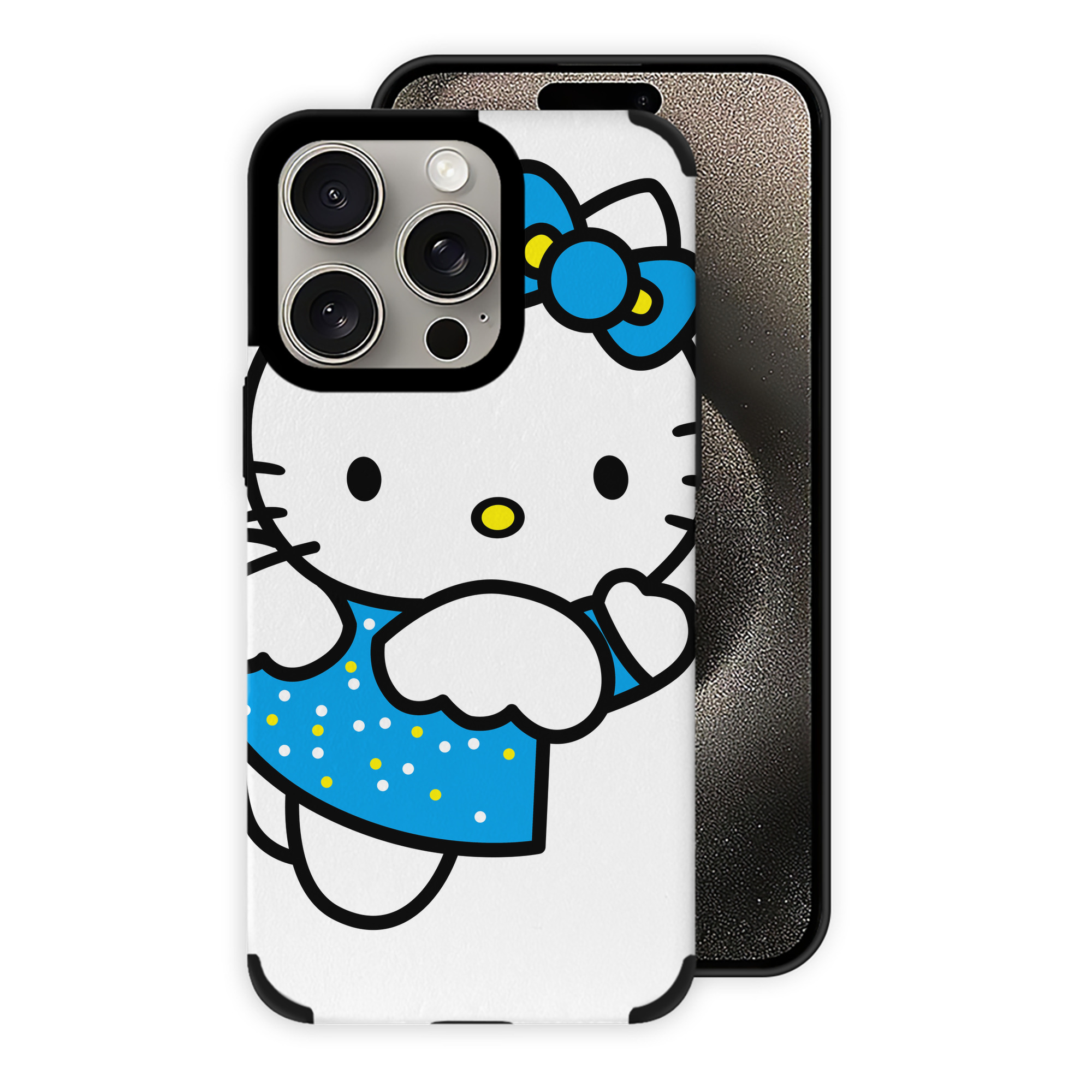 （画像用） Hello Kitty ハローキティ 【iPhone15ProMax対応】 PUレザー スマホケース 耐衝撃＆黄変防止