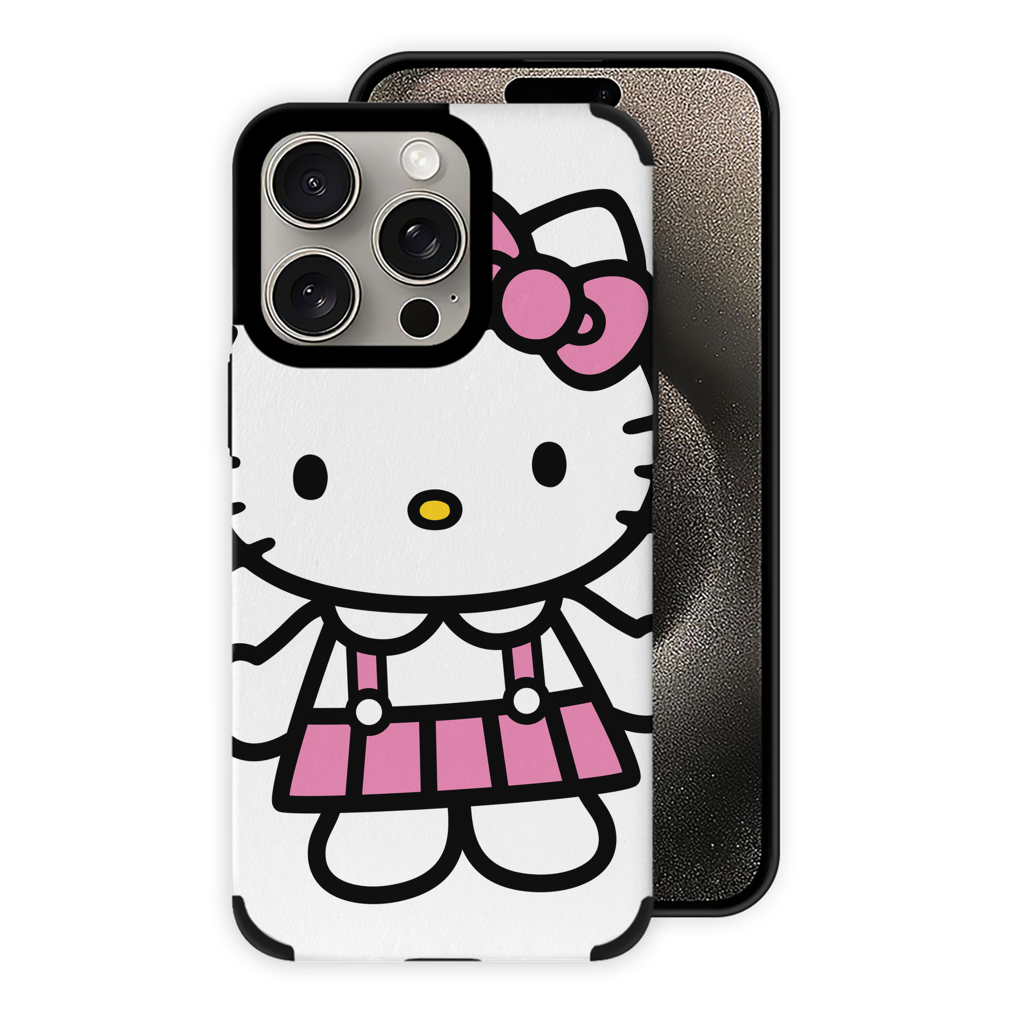 （画像用） Hello Kitty ハローキティ 【iPhone15ProMax対応】 PUレザー スマホケース 耐衝撃＆黄変防止