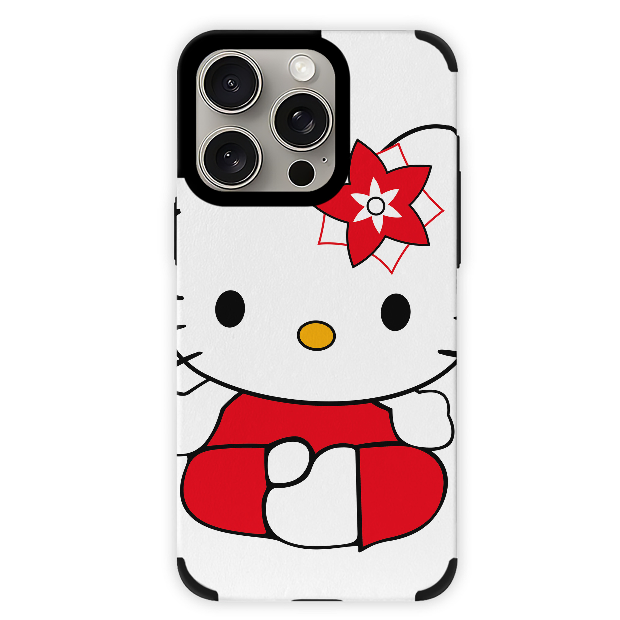 （画像用） Hello Kitty ハローキティ 【iPhone15ProMax対応】 PUレザー スマホケース 耐衝撃＆黄変防止