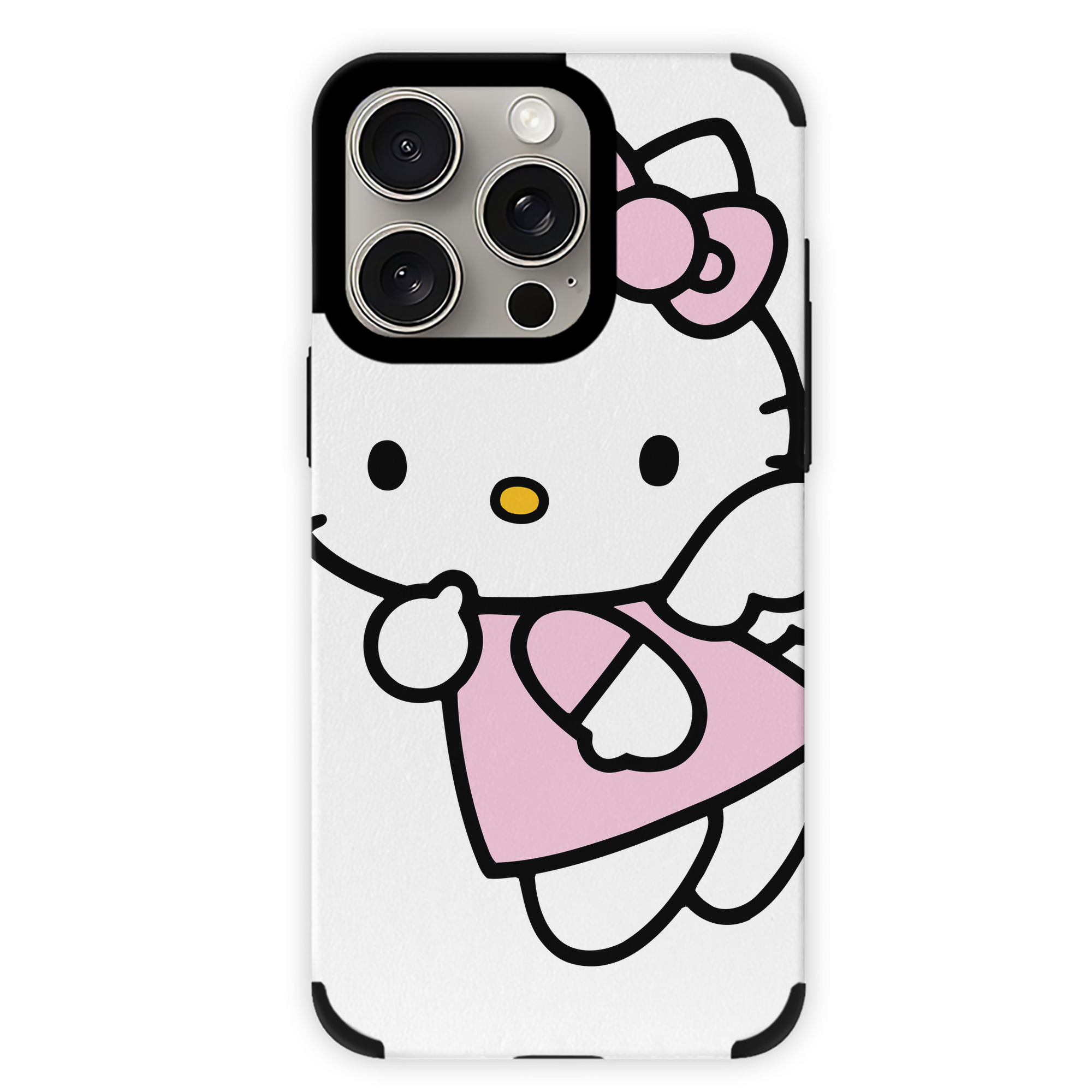 （画像用） Hello Kitty ハローキティ 【iPhone15ProMax対応】 PUレザー スマホケース 耐衝撃＆黄変防止