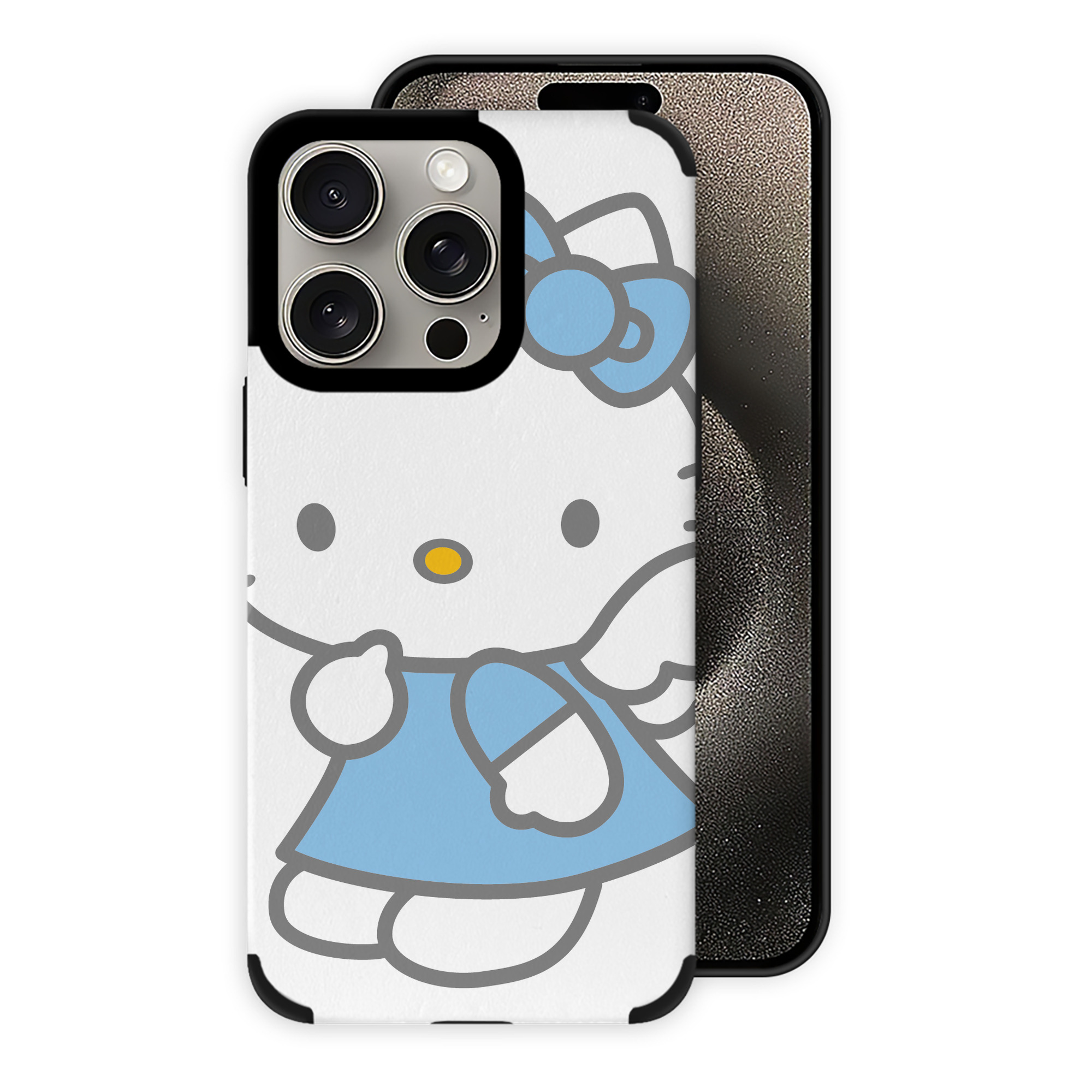 （画像用） Hello Kitty ハローキティ 【iPhone15ProMax対応】 PUレザー スマホケース 耐衝撃＆黄変防止