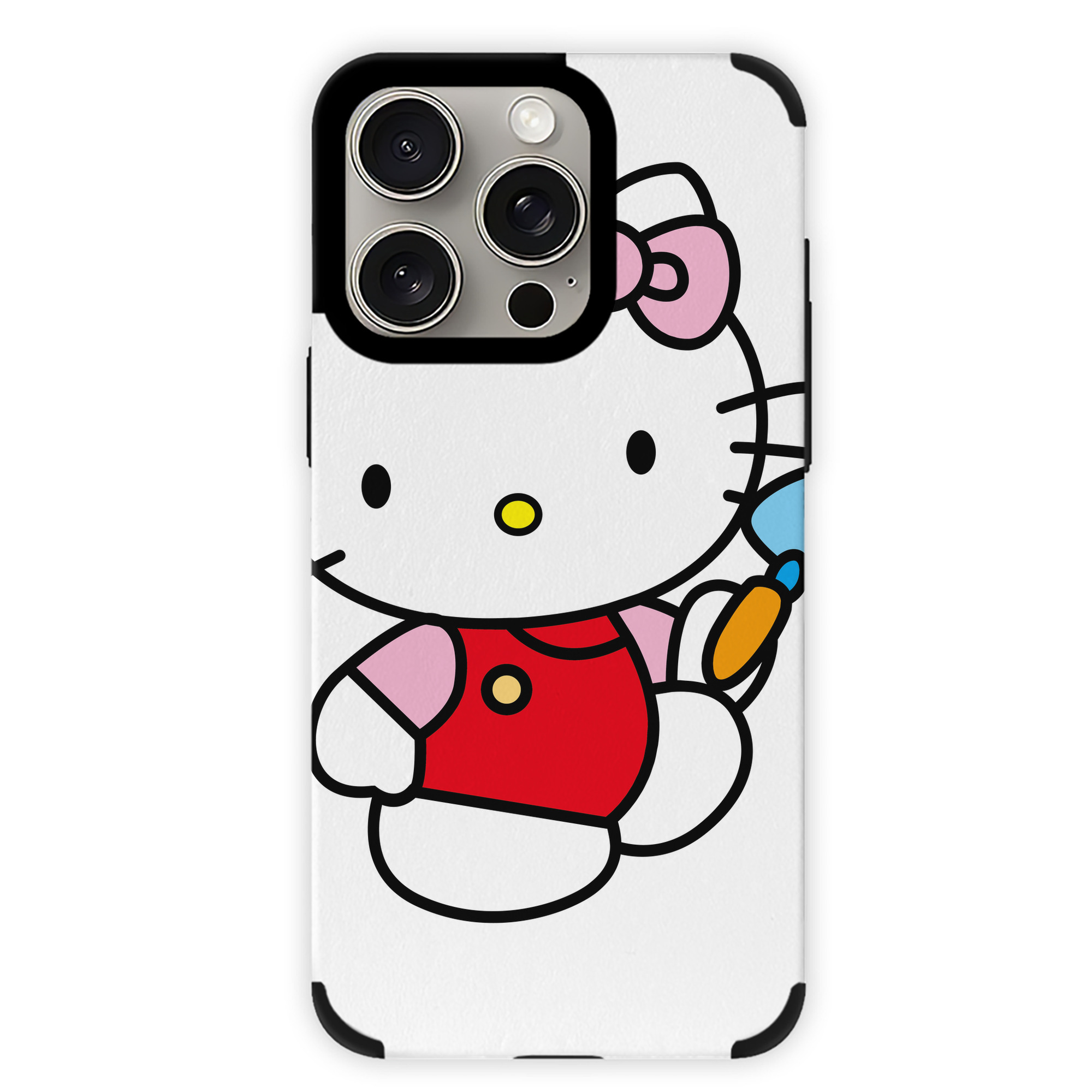 （画像用） Hello Kitty ハローキティ 【iPhone15ProMax対応】 PUレザー スマホケース 耐衝撃＆黄変防止