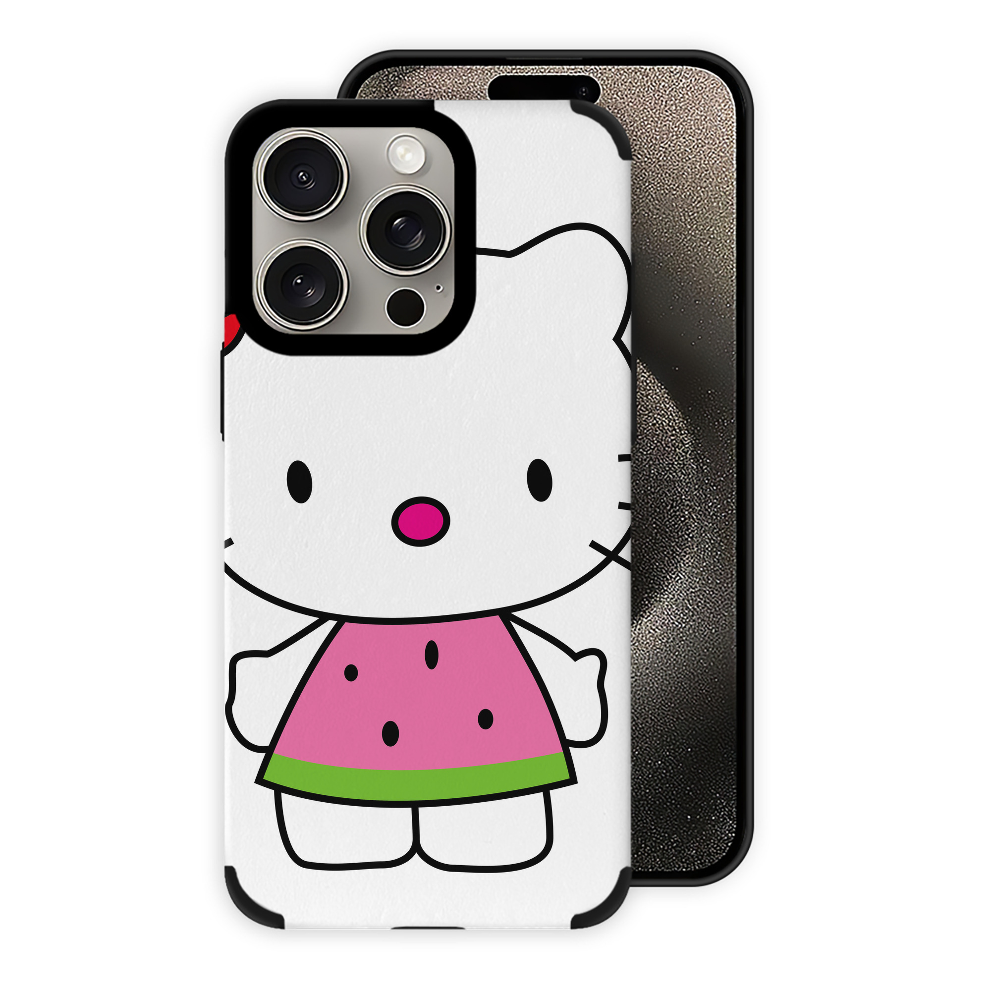（画像用） Hello Kitty ハローキティ 【iPhone15ProMax対応】 PUレザー スマホケース 耐衝撃＆黄変防止