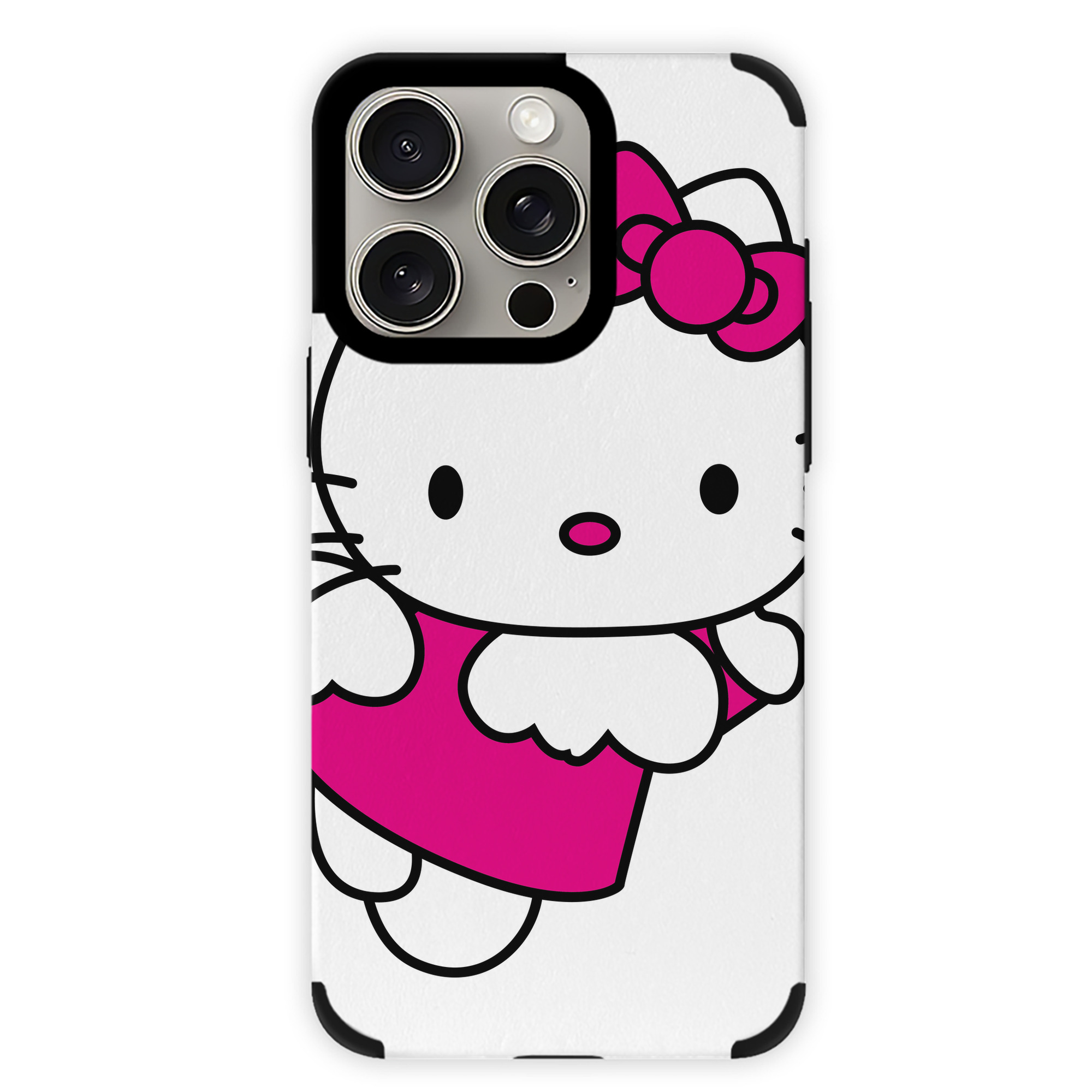 （画像用） Hello Kitty ハローキティ 【iPhone15ProMax対応】 PUレザー スマホケース 耐衝撃＆黄変防止