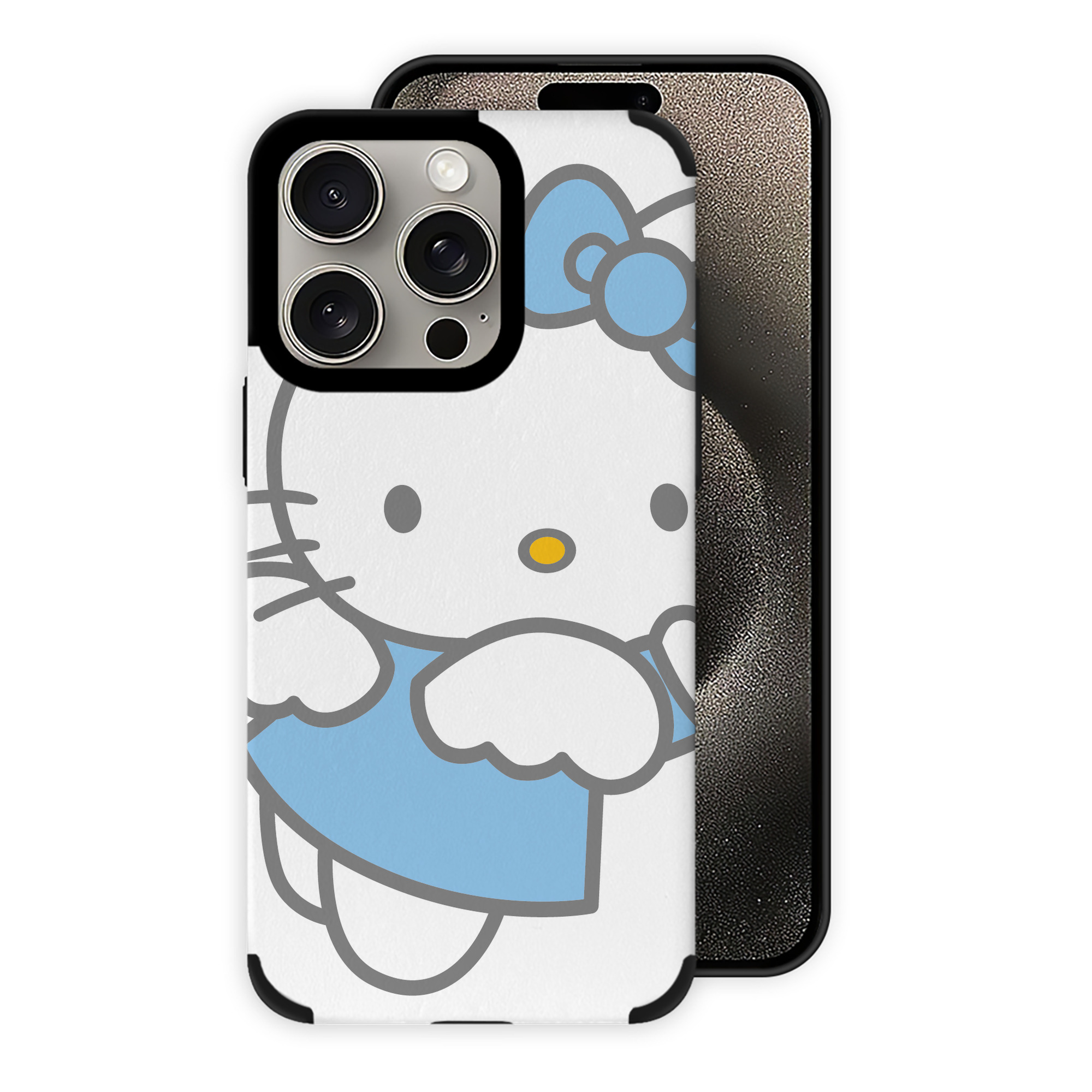 （画像用） Hello Kitty ハローキティ 【iPhone15ProMax対応】 PUレザー スマホケース 耐衝撃＆黄変防止