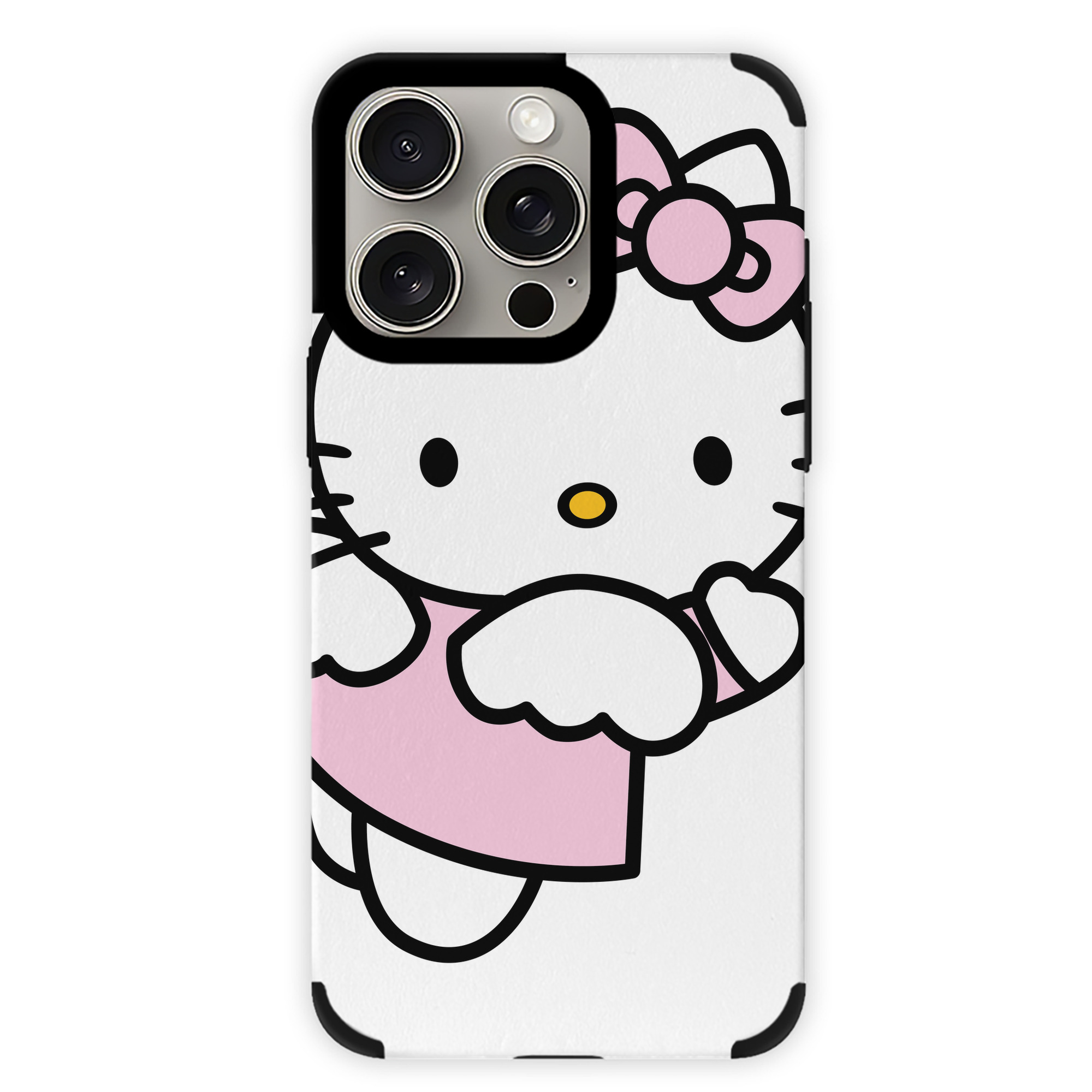 （画像用） Hello Kitty ハローキティ 【iPhone15ProMax対応】 PUレザー スマホケース 耐衝撃＆黄変防止