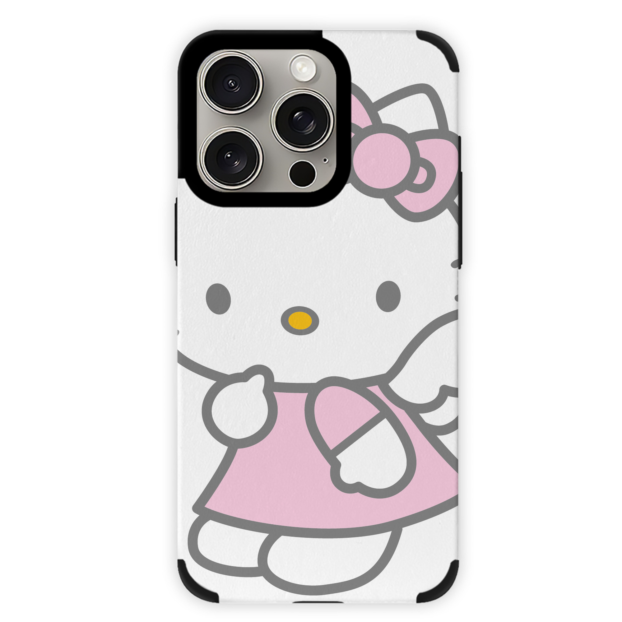 （画像用） Hello Kitty ハローキティ 【iPhone15ProMax対応】 PUレザー スマホケース 耐衝撃＆黄変防止