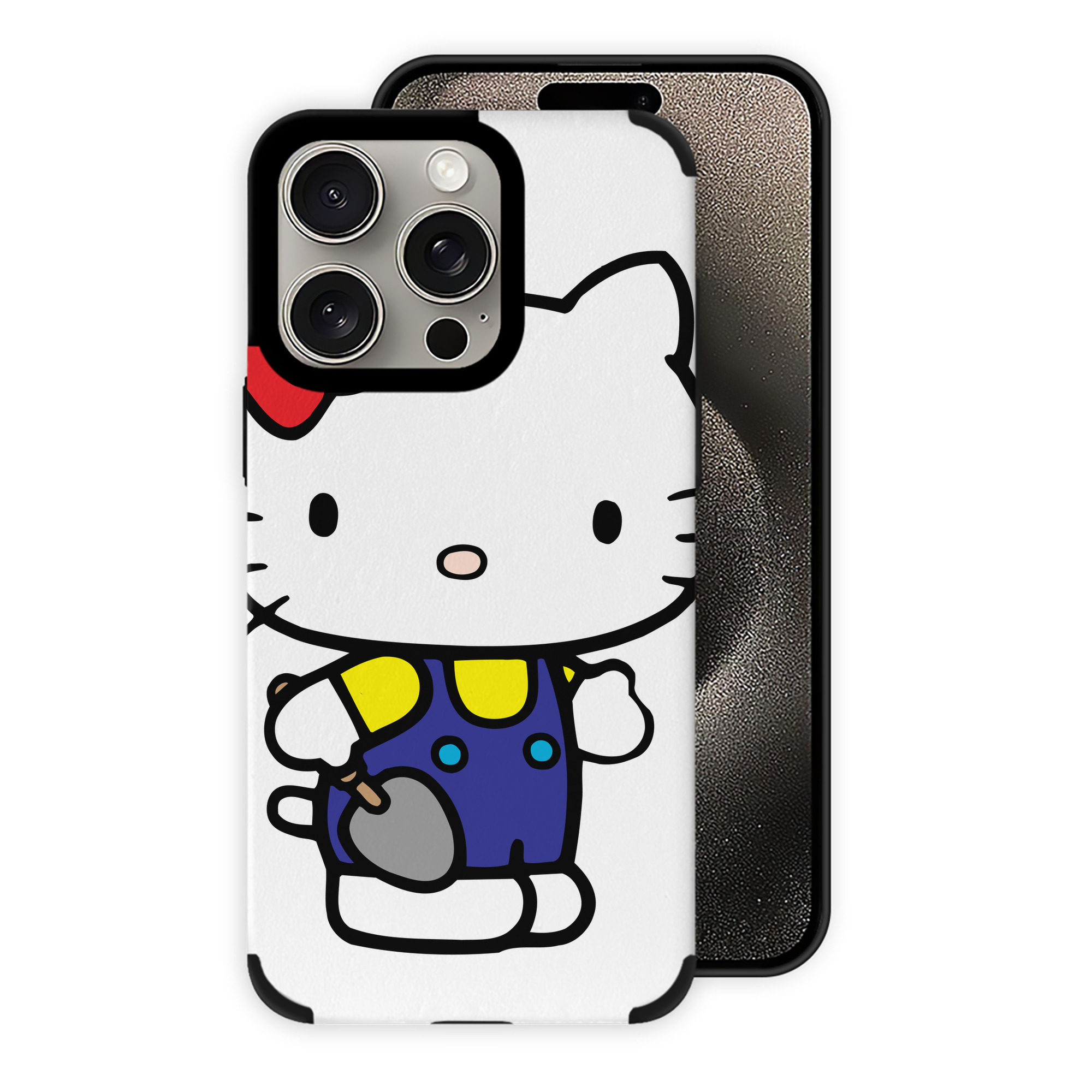 （画像用） Hello Kitty ハローキティ 【iPhone15ProMax対応】 PUレザー スマホケース 耐衝撃＆黄変防止