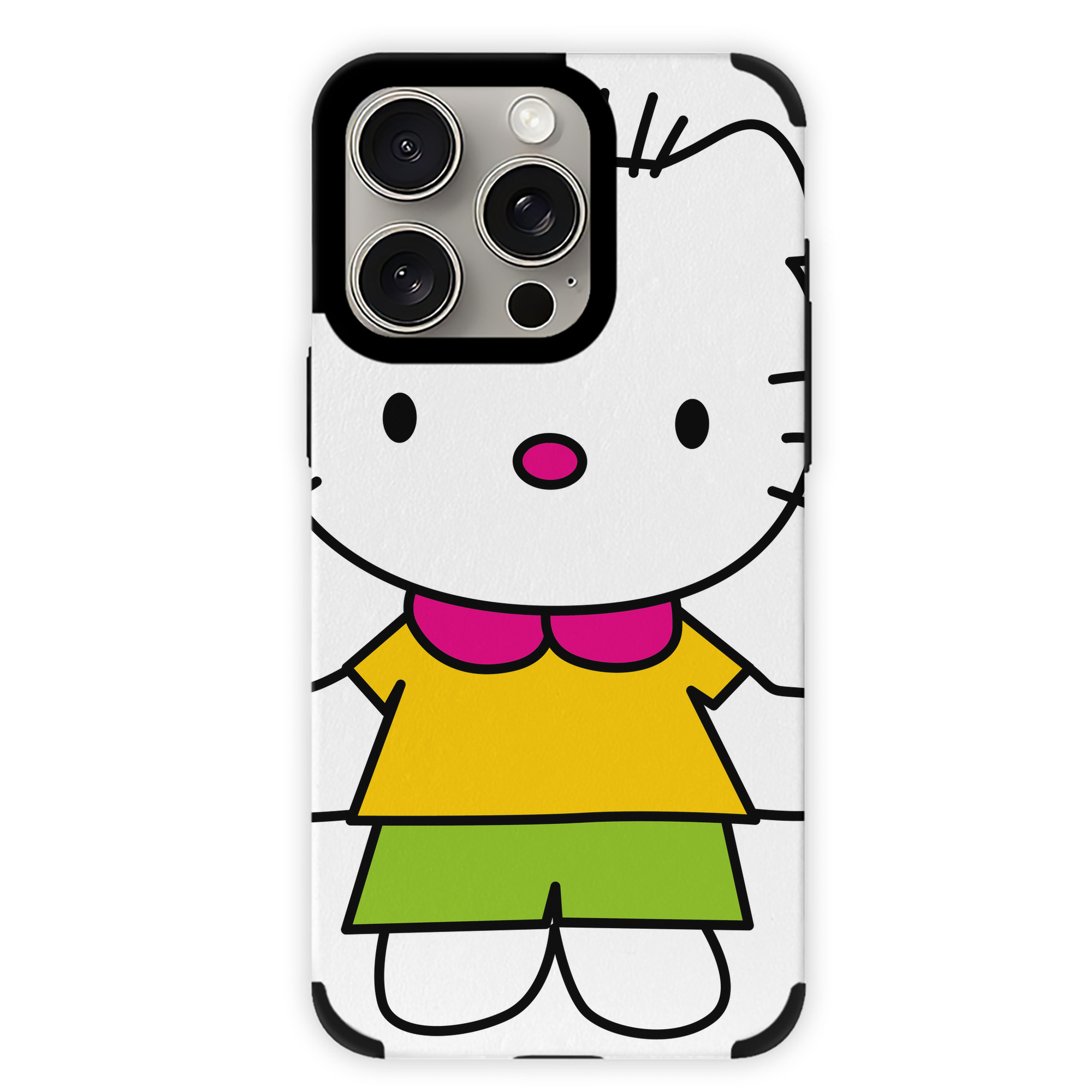 （画像用） Hello Kitty ハローキティ 【iPhone15ProMax対応】 PUレザー スマホケース 耐衝撃＆黄変防止